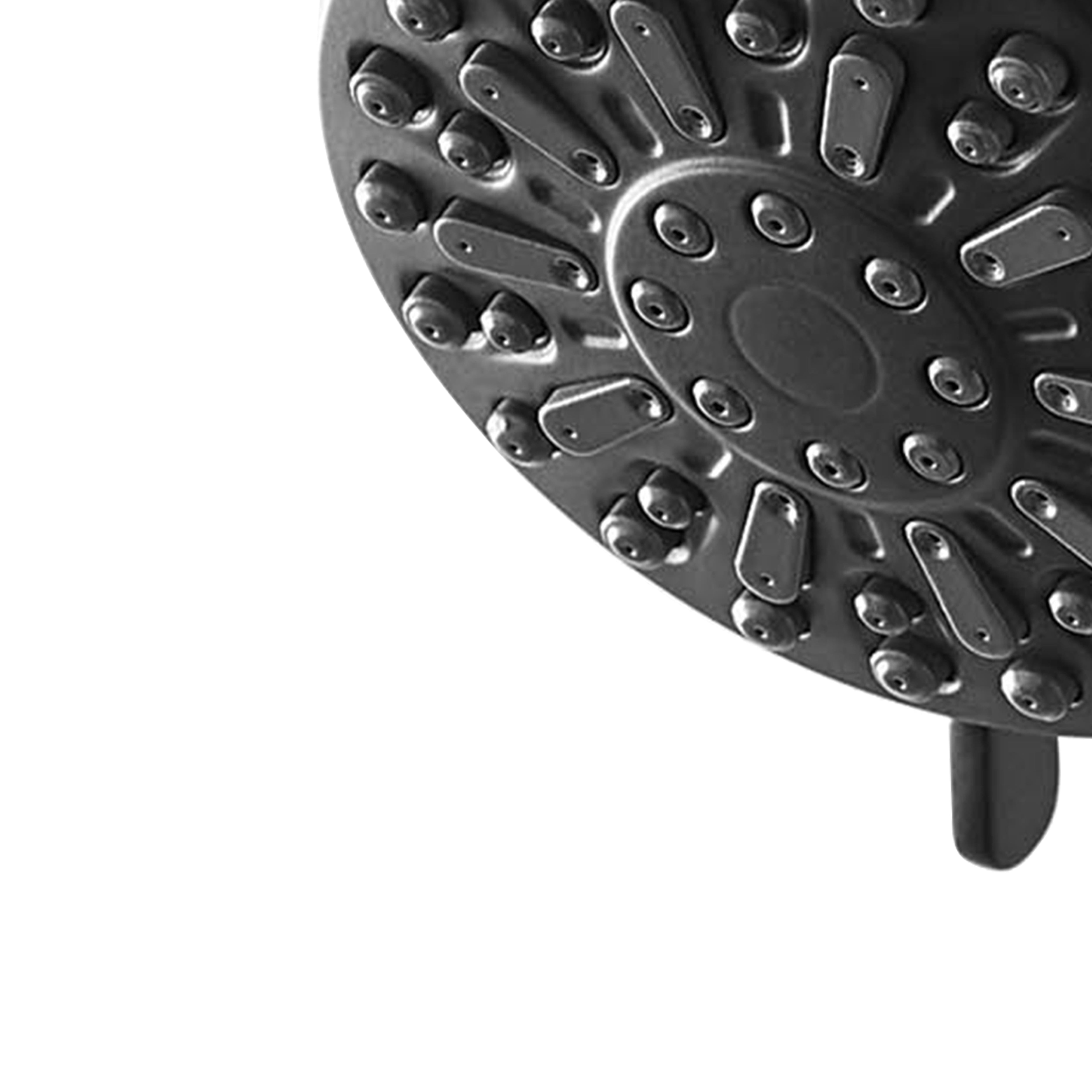 Mainstays 6-Setting Shower Head, High-Pressure Adjustable Spray (Matte Black, 3.5 in Face) 58u1n - Image 5