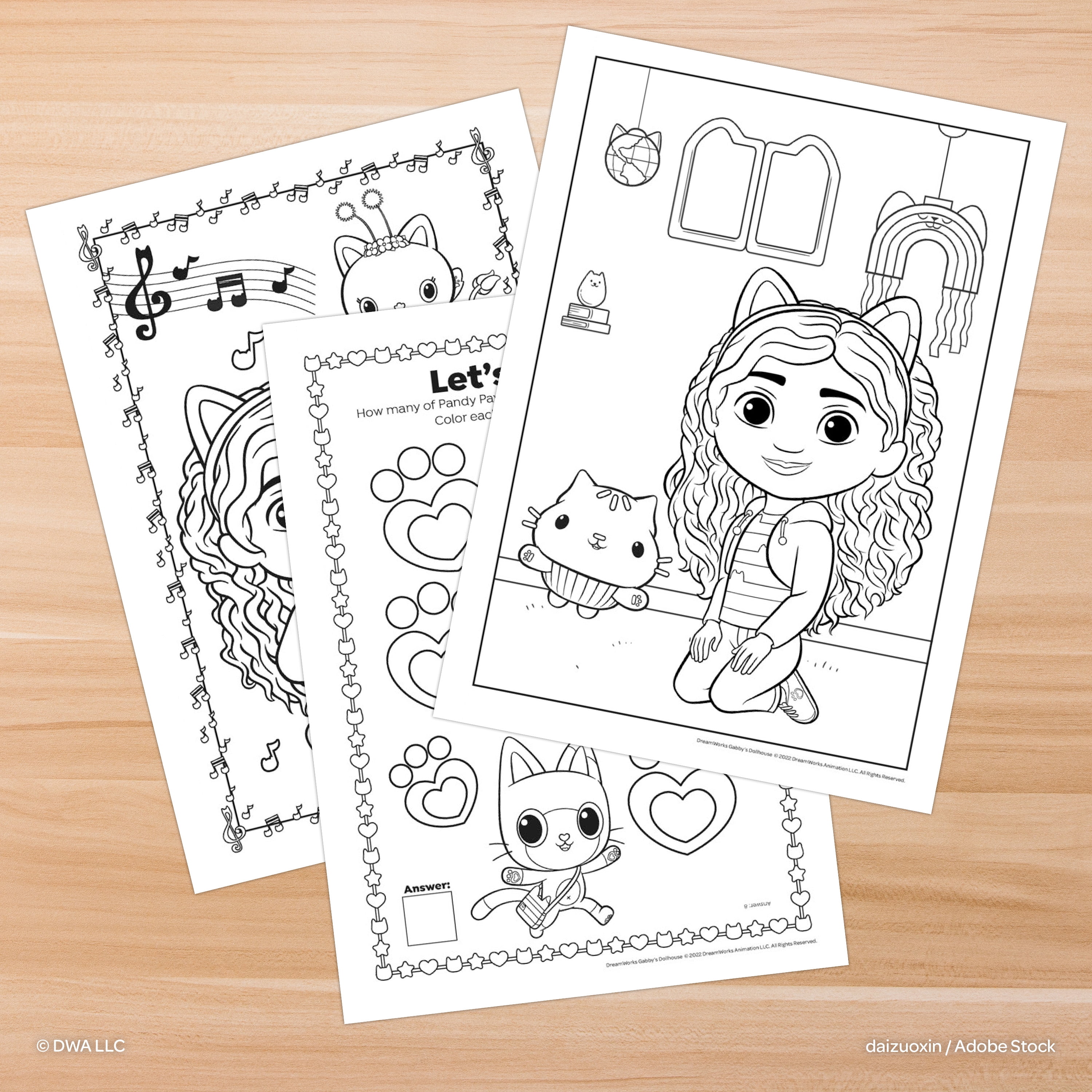 DreamWorks Gabby's Dollhouse Coloring and Activity Book (192 Pages) n2yma