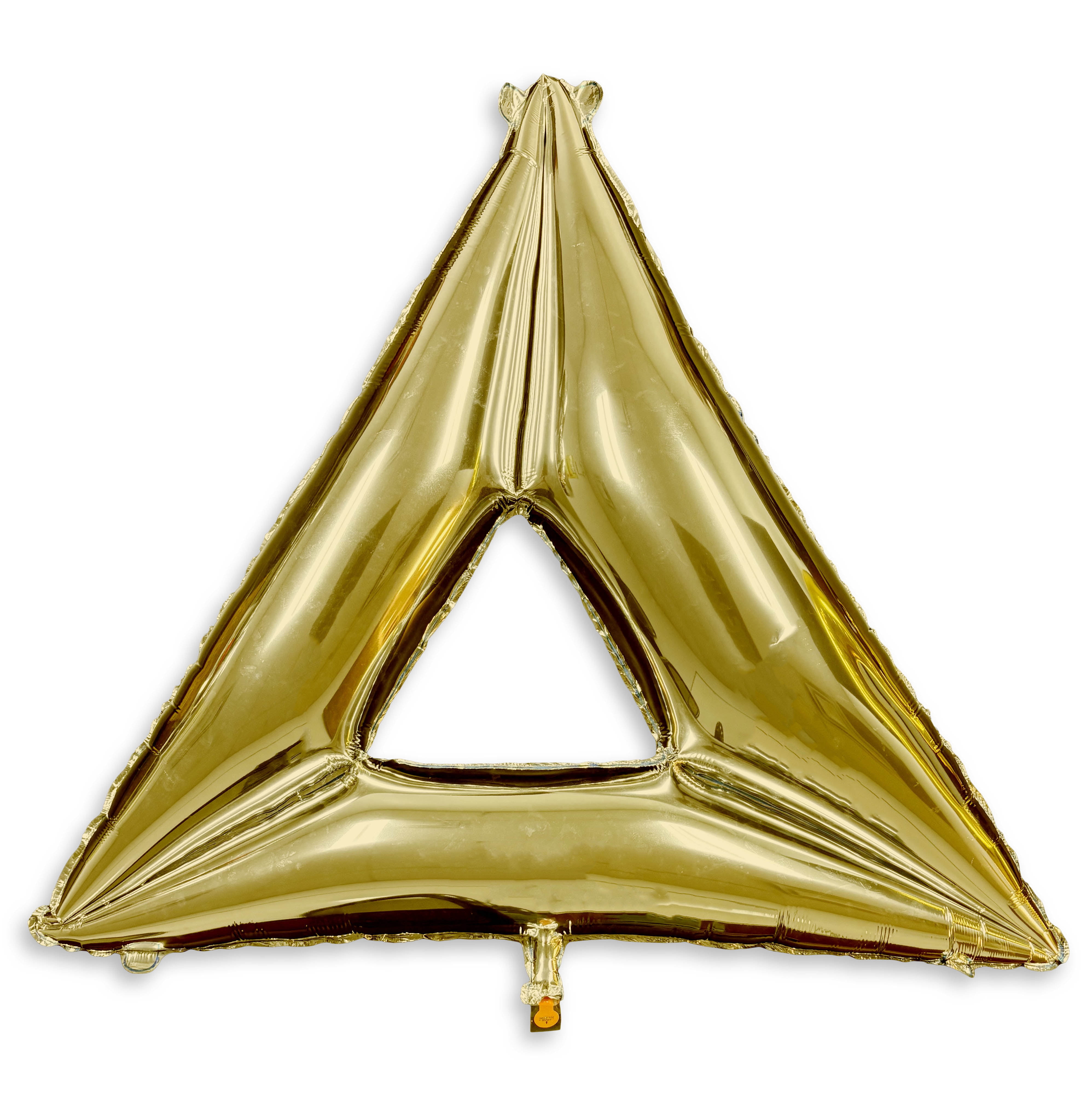Sorority Shop Delta Greek Letter Foil Balloon (Gold, 33 in x 30 in) bk5uo