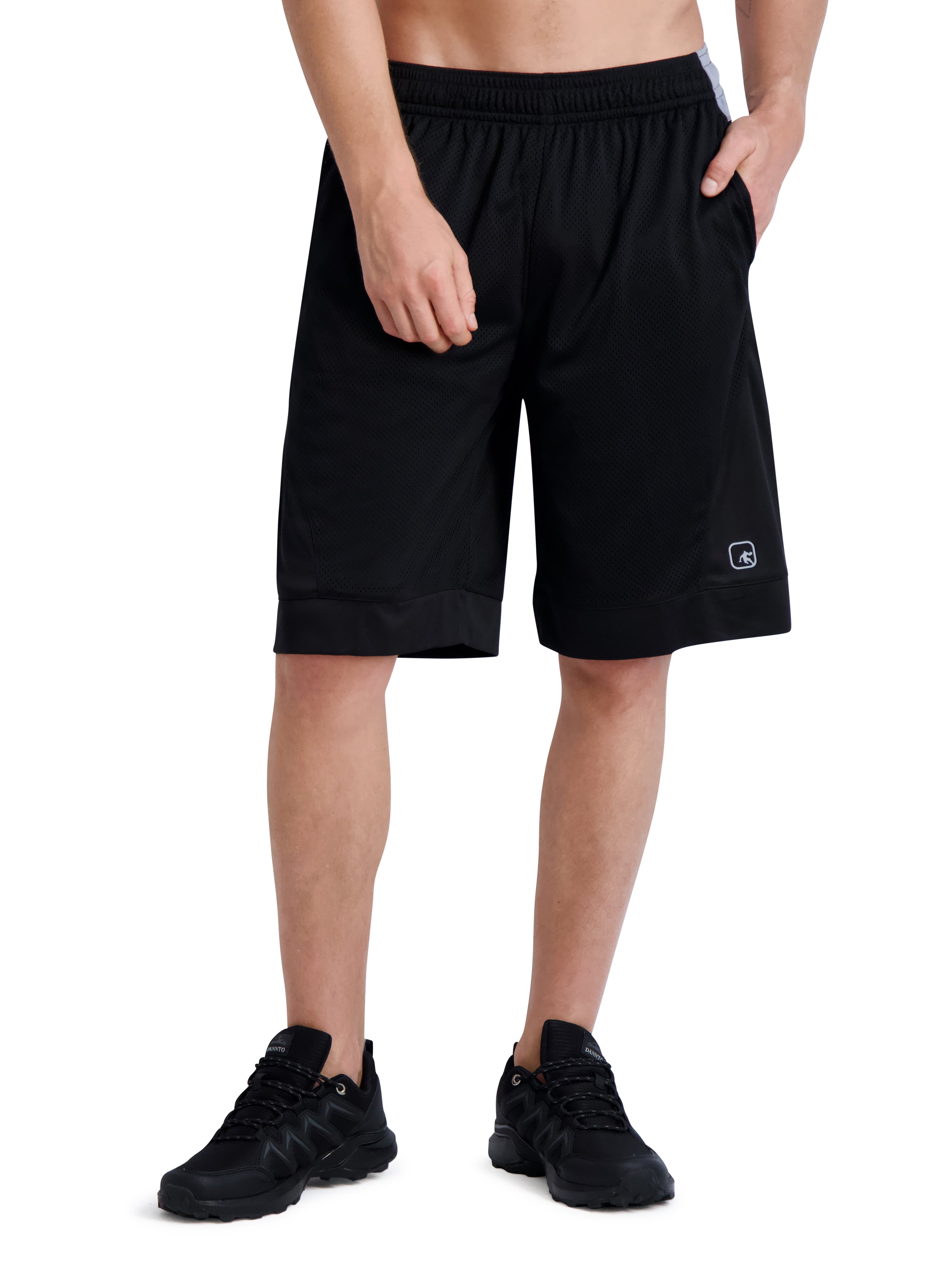AND1 Men's Pass Fake Basketball Shorts (Black, S-5XL) f48ar