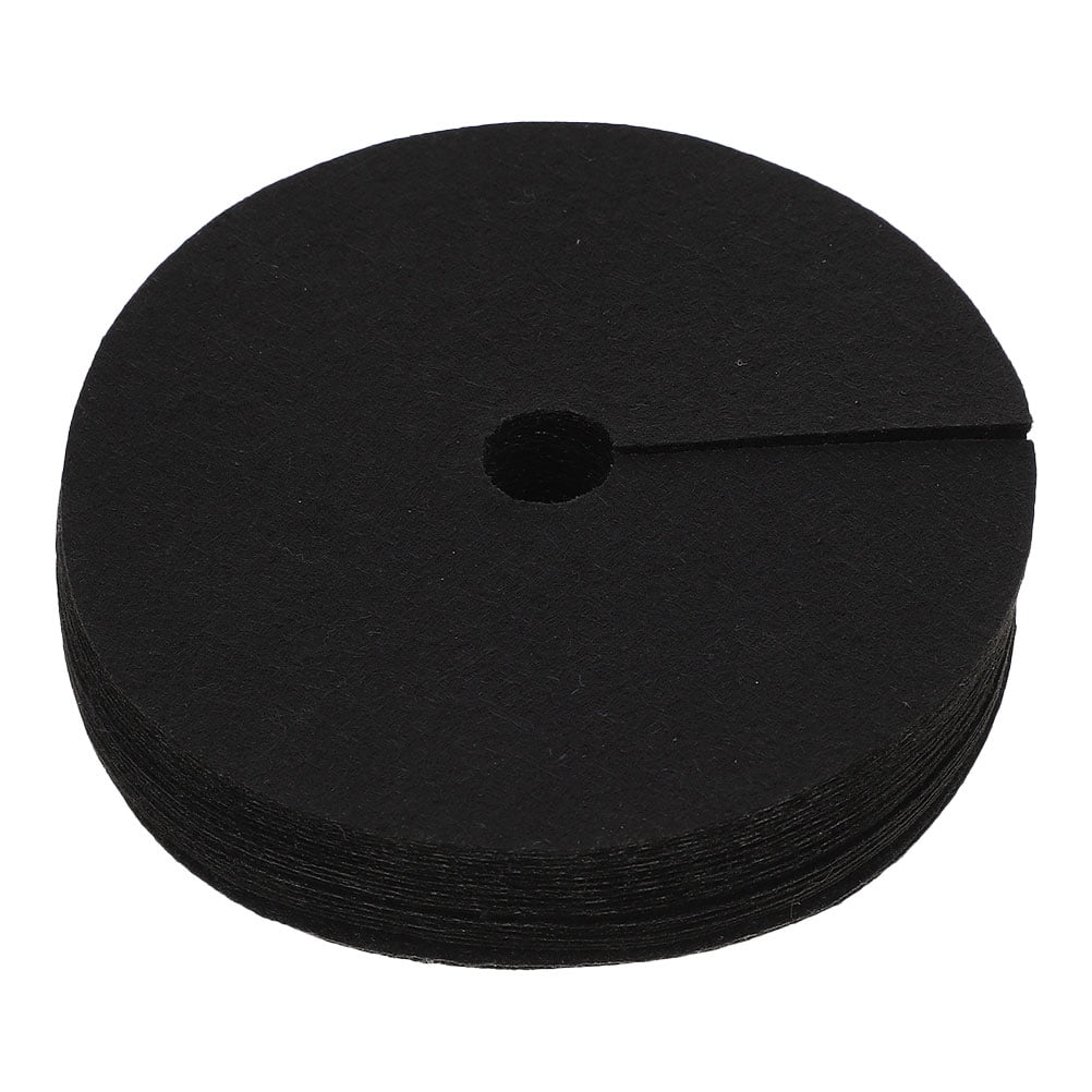 HINTRMENT Non-Woven Tree Mulch Ring Weed Barrier Mat for Garden Plant Protection (30 Pack) 6zdao