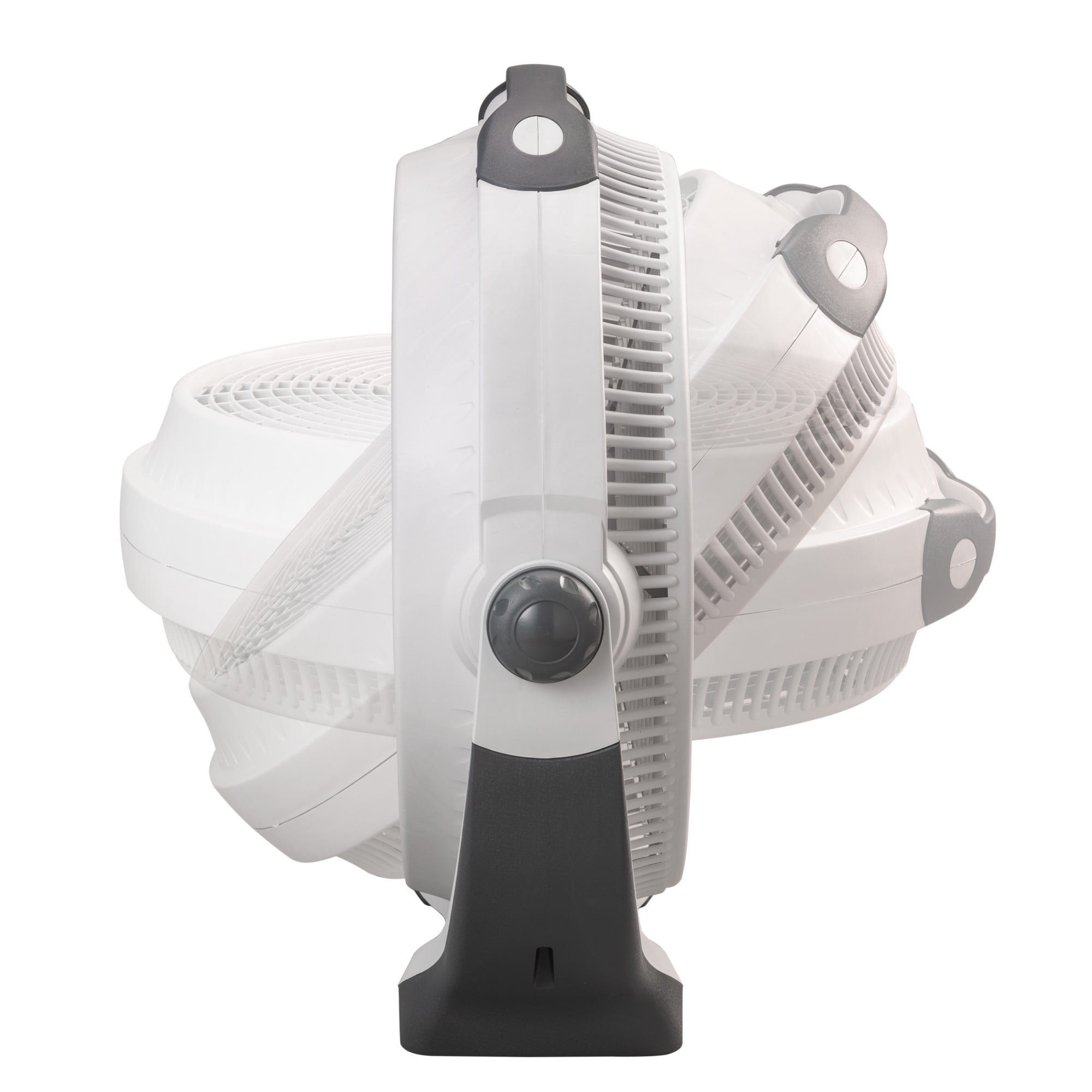 Lasko WindMachine 20 in High Performance Floor Fan, Pivoting Head Air Circulator for Whole Room Cooling (Gray, 20 in) klrro