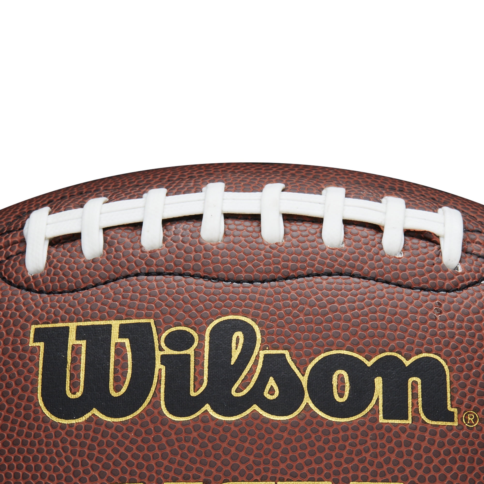 Wilson NCAA Reaction Recreational Football (Brown, Junior Size) 66d0w