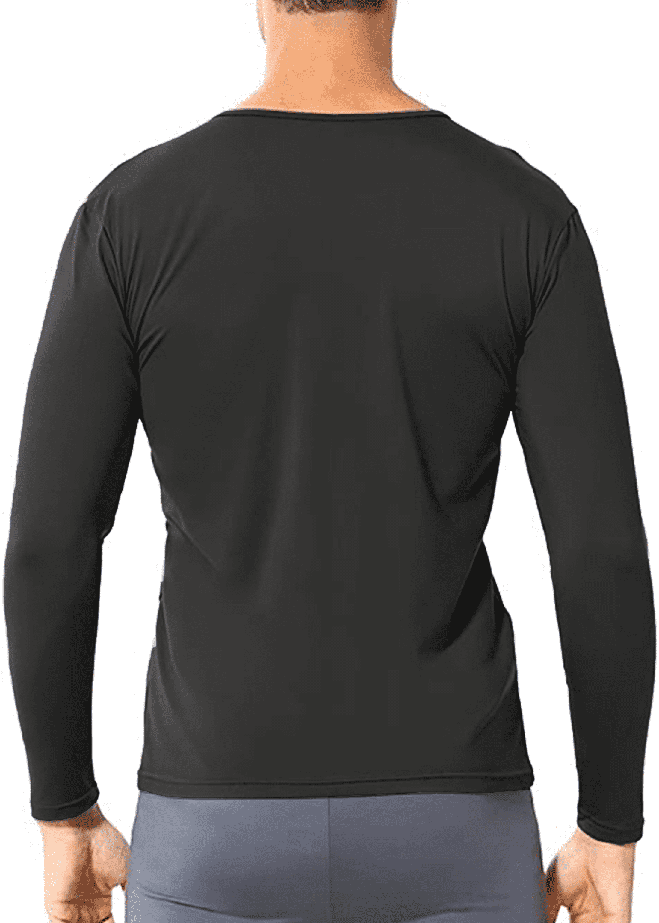 Therma Pro Men's Thermal Compression Long Sleeve Base Layer Shirt (Black, Large) 1bkq7