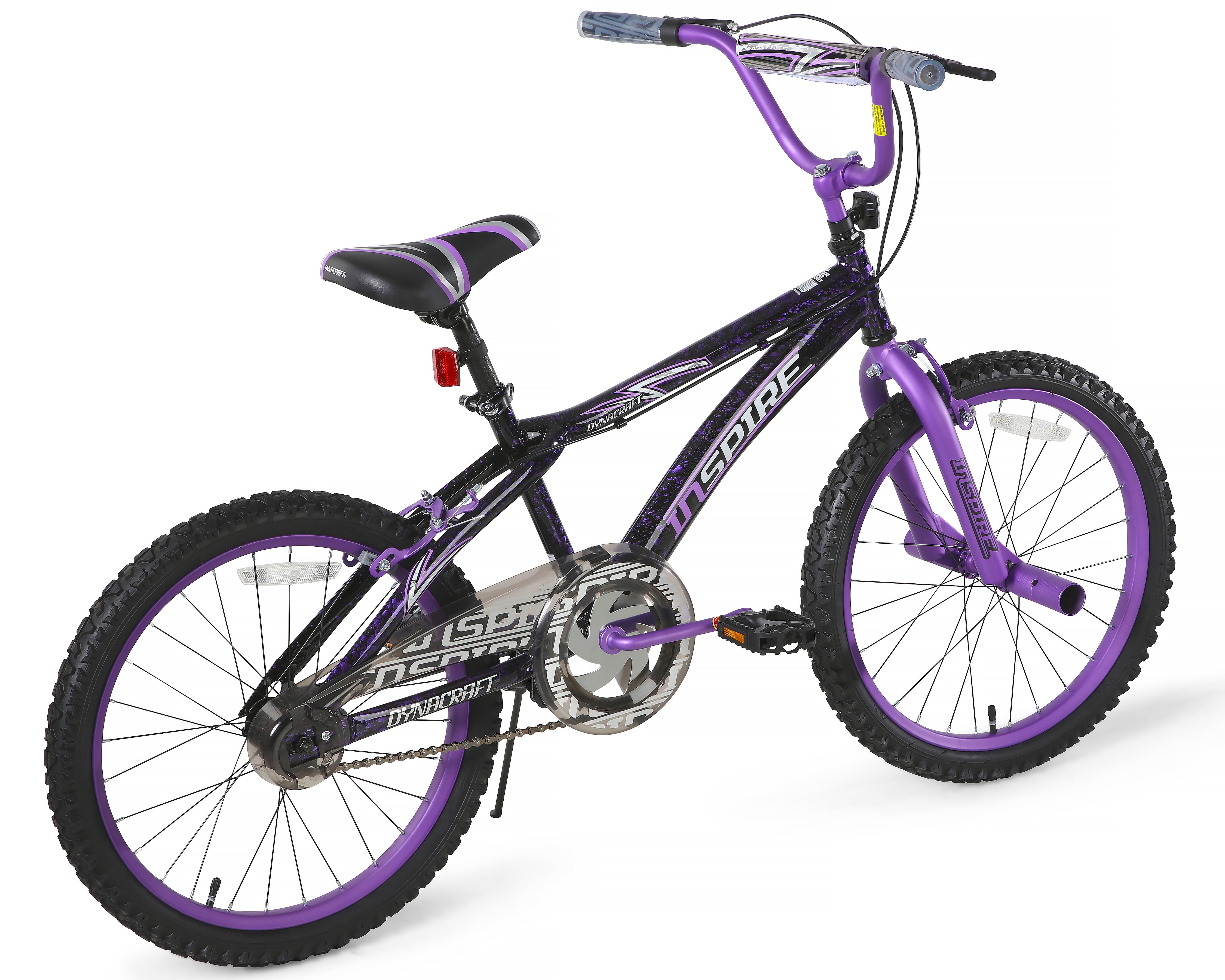 Dynacraft Inspire Girls BMX Bike with Freestyle Pegs (Black, 20 in) 7jlq5