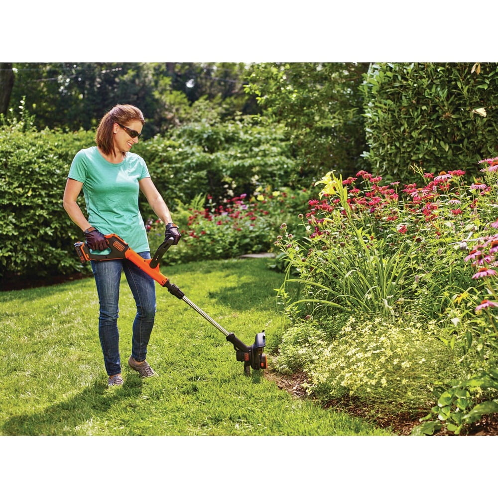 BLACK+DECKER 20V MAX Cordless Hedge Trimmer and String Trimmer Edger Combo Kit (22 in. Hedge Trimmer, 12 in. String Trimmer, 3 Batteries) kaefw