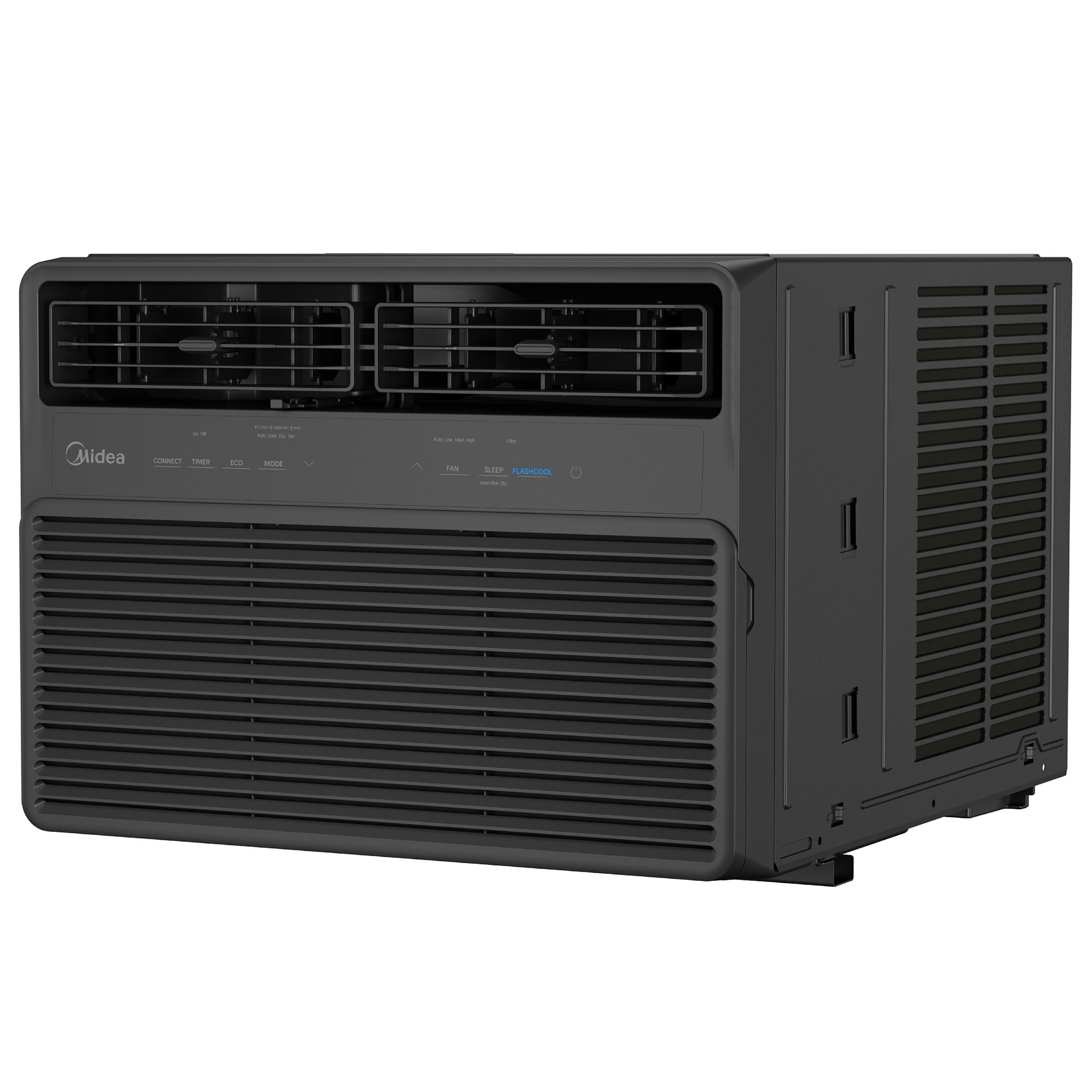Midea 12,000 BTU Smart Inverter Window Air Conditioner, Quiet Cooling for Rooms Up to 550 sq ft, Wi-Fi Enabled (Black, 51 lb) 517cf