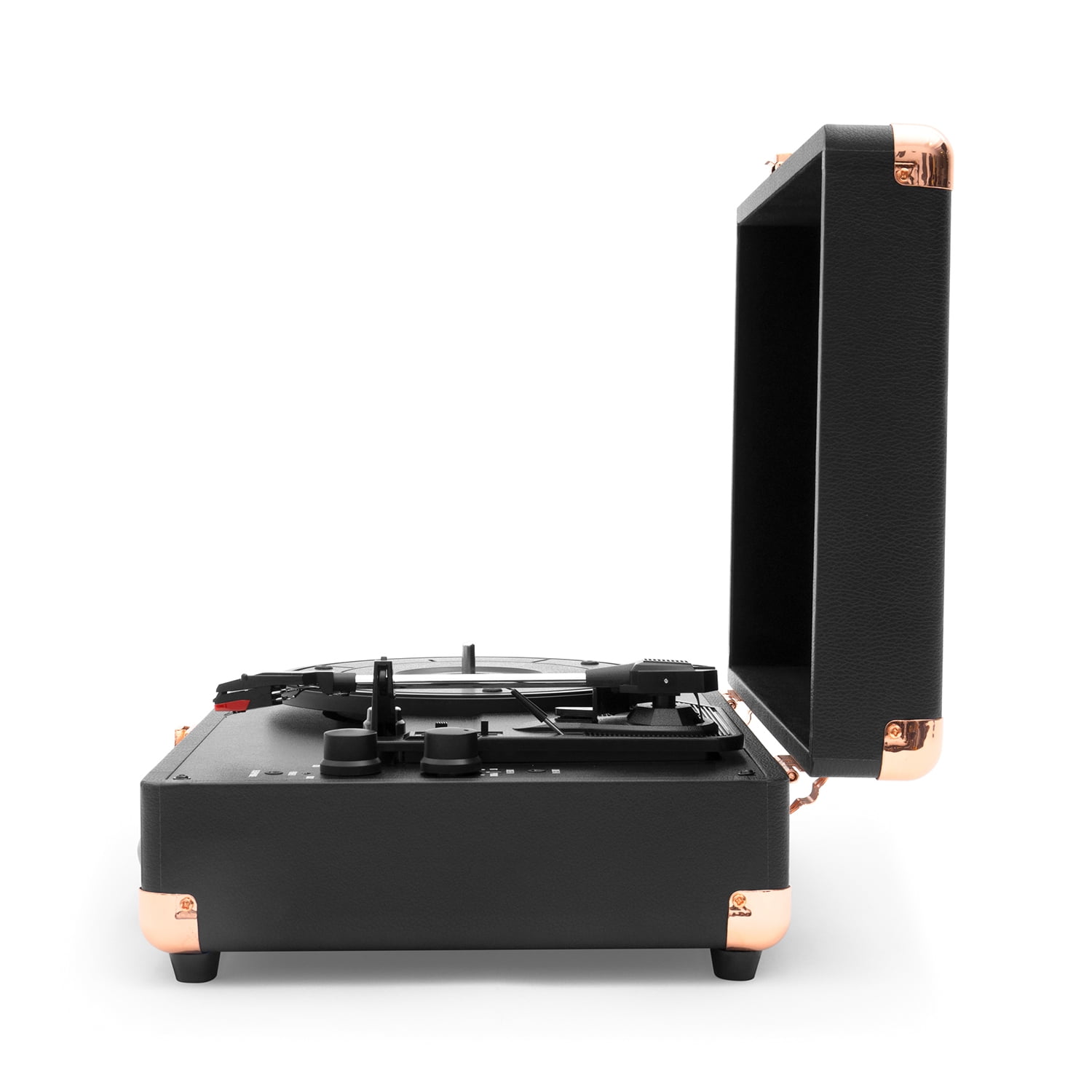 Victrola Journey Bluetooth Suitcase Record Player with 3-Speed Turntable (Black, 13.9 in x 10.1 in x 5 in) mjwk2