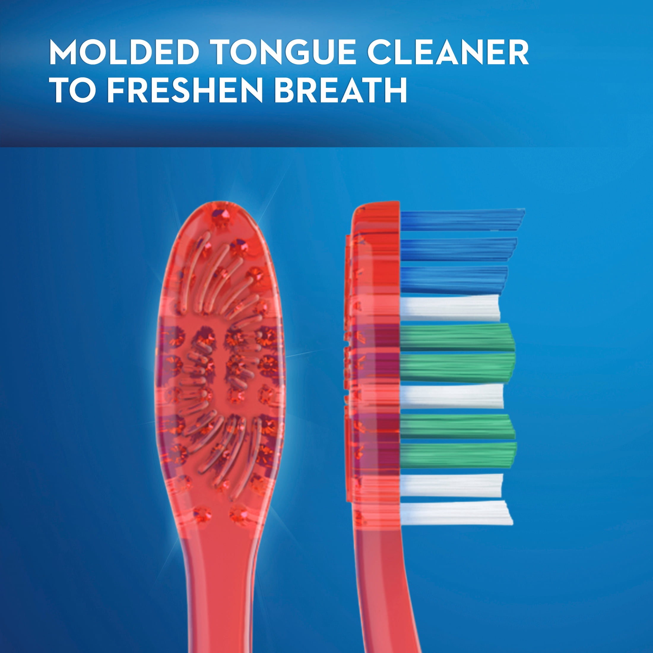 Oral-B Essential Clean Manual Toothbrush, Soft Bristles, Daily Oral Care (6 Count) lwt41