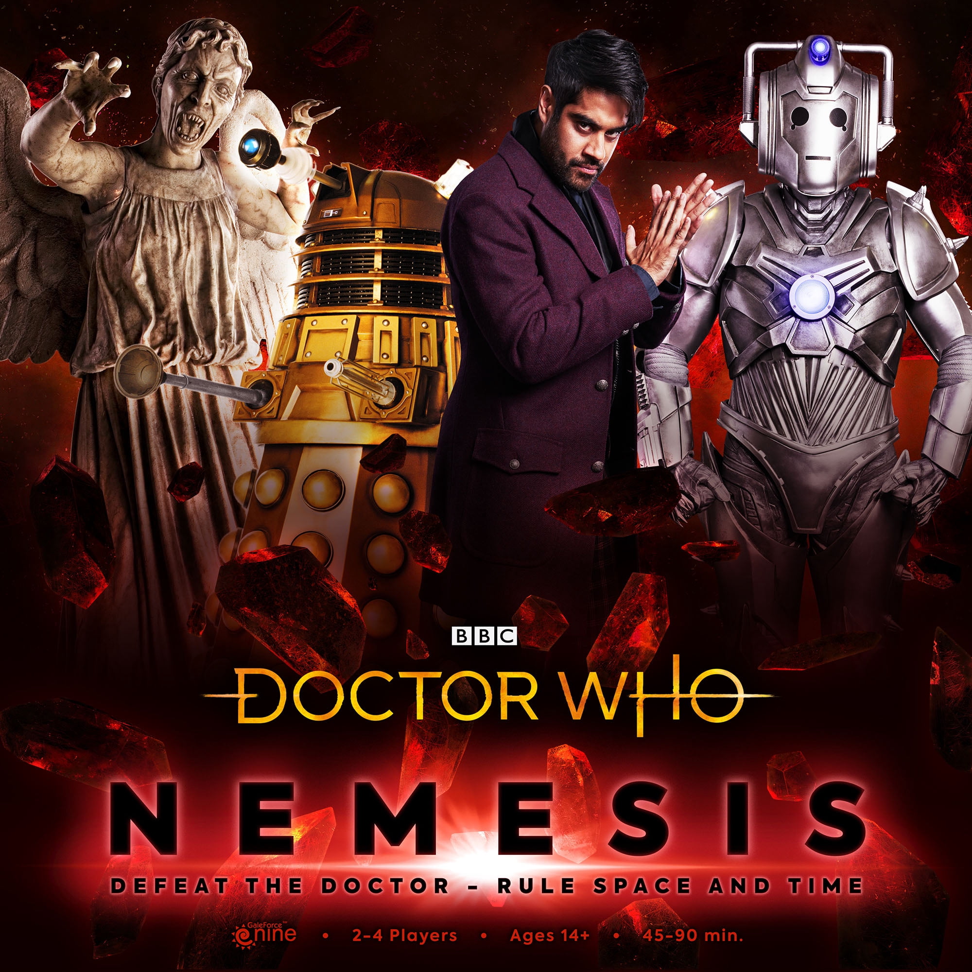 Gale Force Nine Doctor Who Nemesis Board Game (2-4 Players, Strategy Tabletop Game) v947w