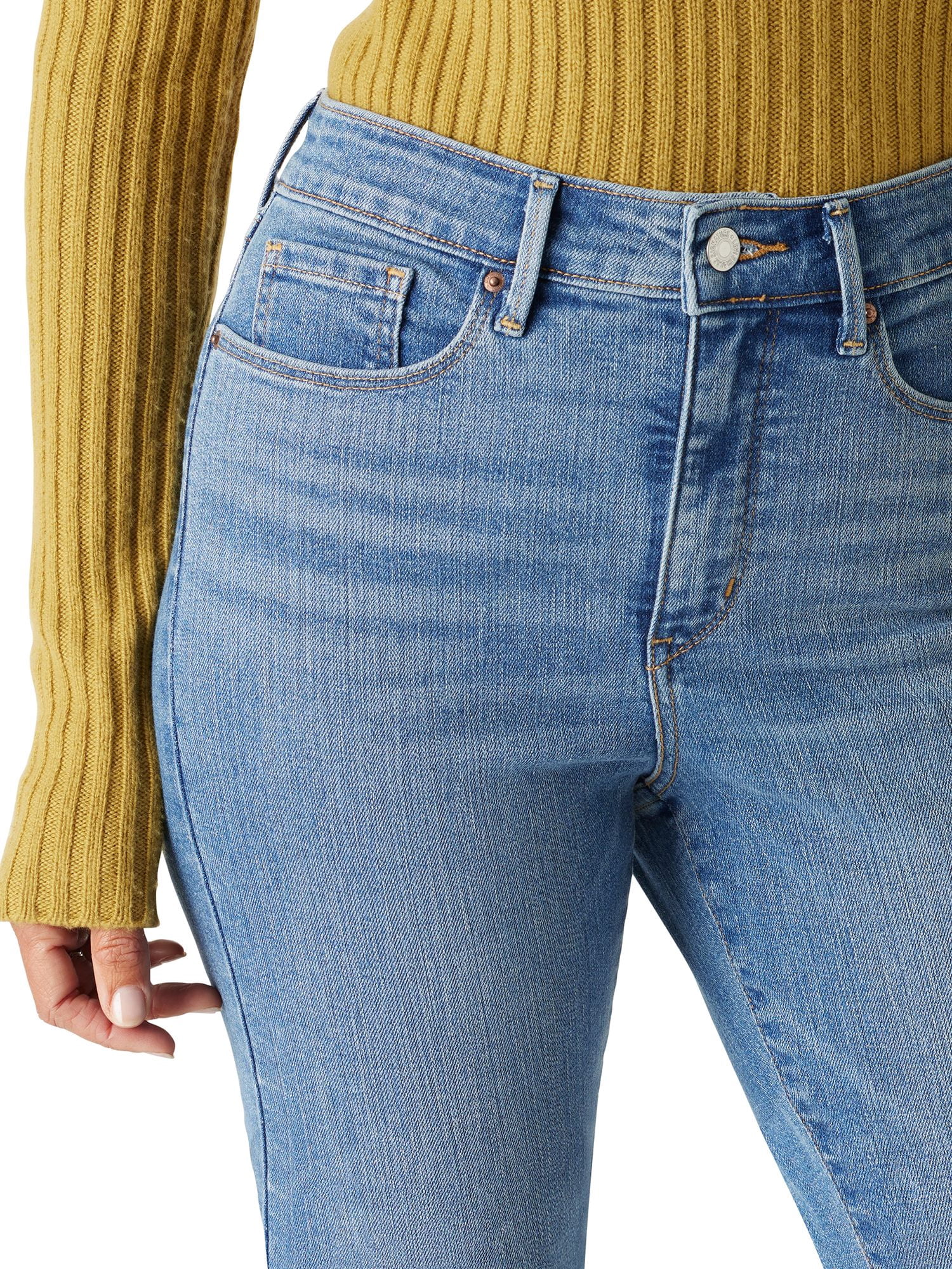Levi Strauss Signature Women's High Rise Bootcut Jeans (Blue, 2-20) imu2n