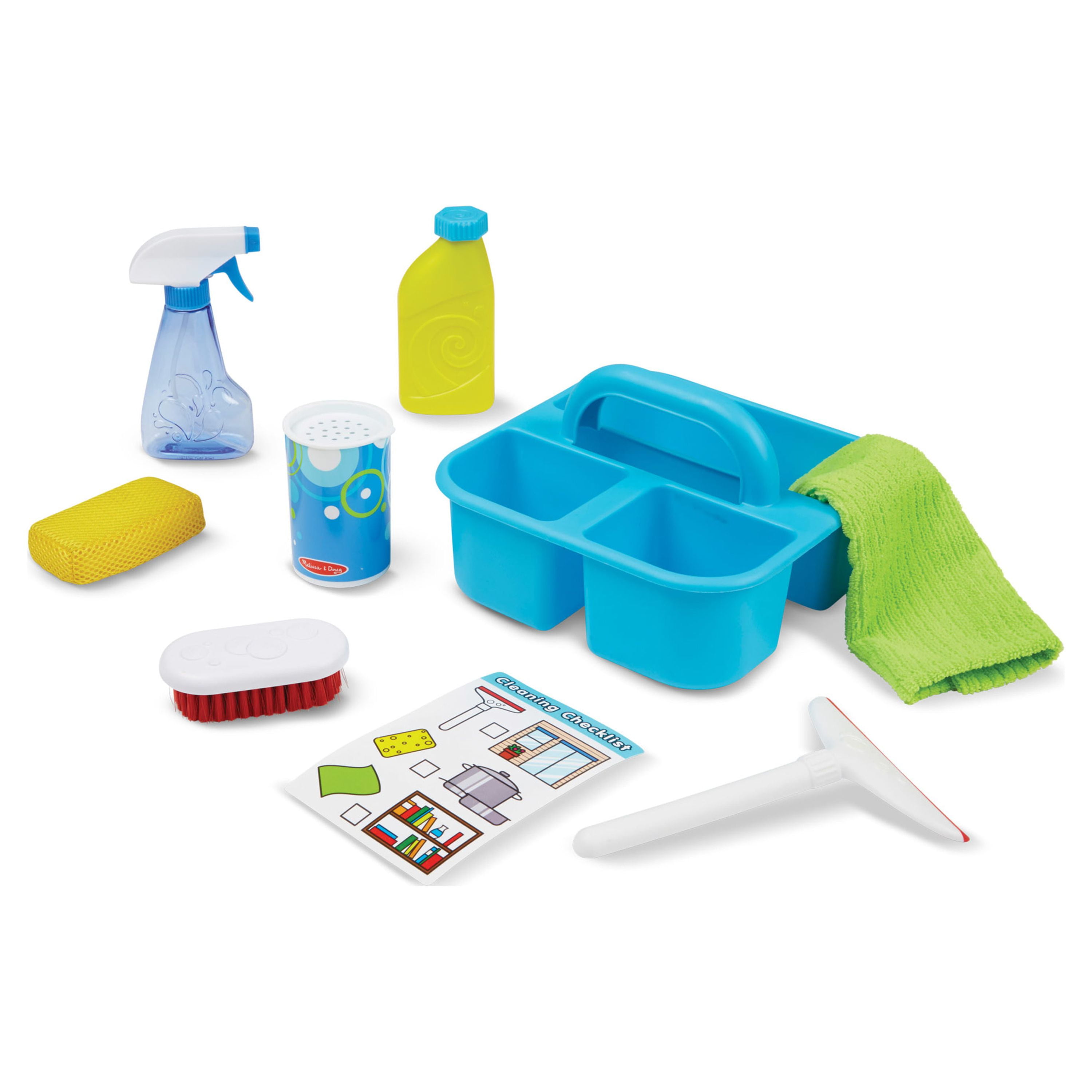 Melissa & Doug Spray, Squirt & Squeegee Pretend Play Cleaning Set (10-Piece) 6sxv9