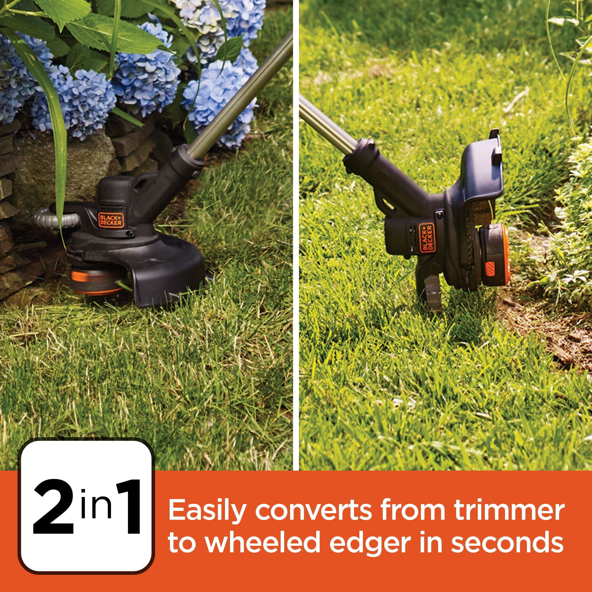 BLACK+DECKER 20V MAX Cordless String Trimmer and Edger Kit (Black, 12 in) iptol