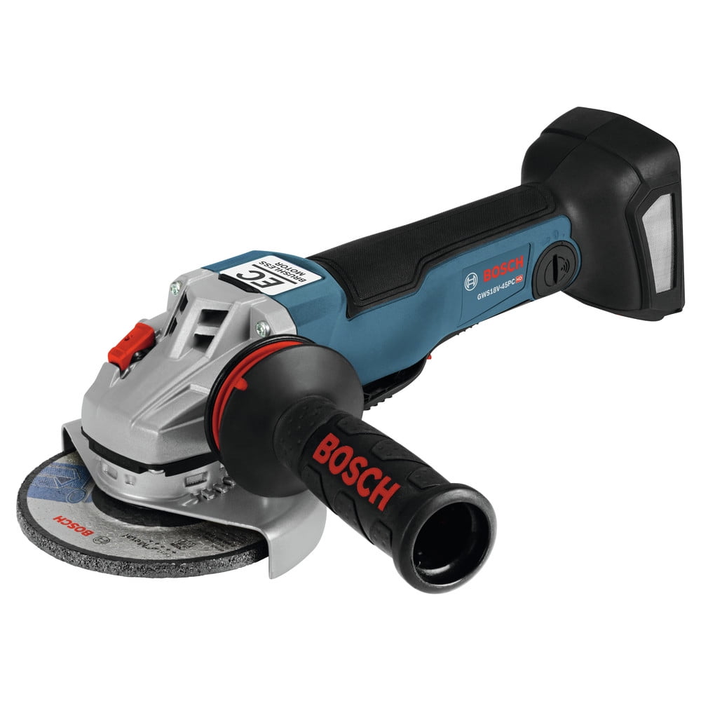 Bosch 18V EC Brushless Connected-Ready Angle Grinder with Paddle Switch (Tool Only, Refurbished) (4.5 in) u060n