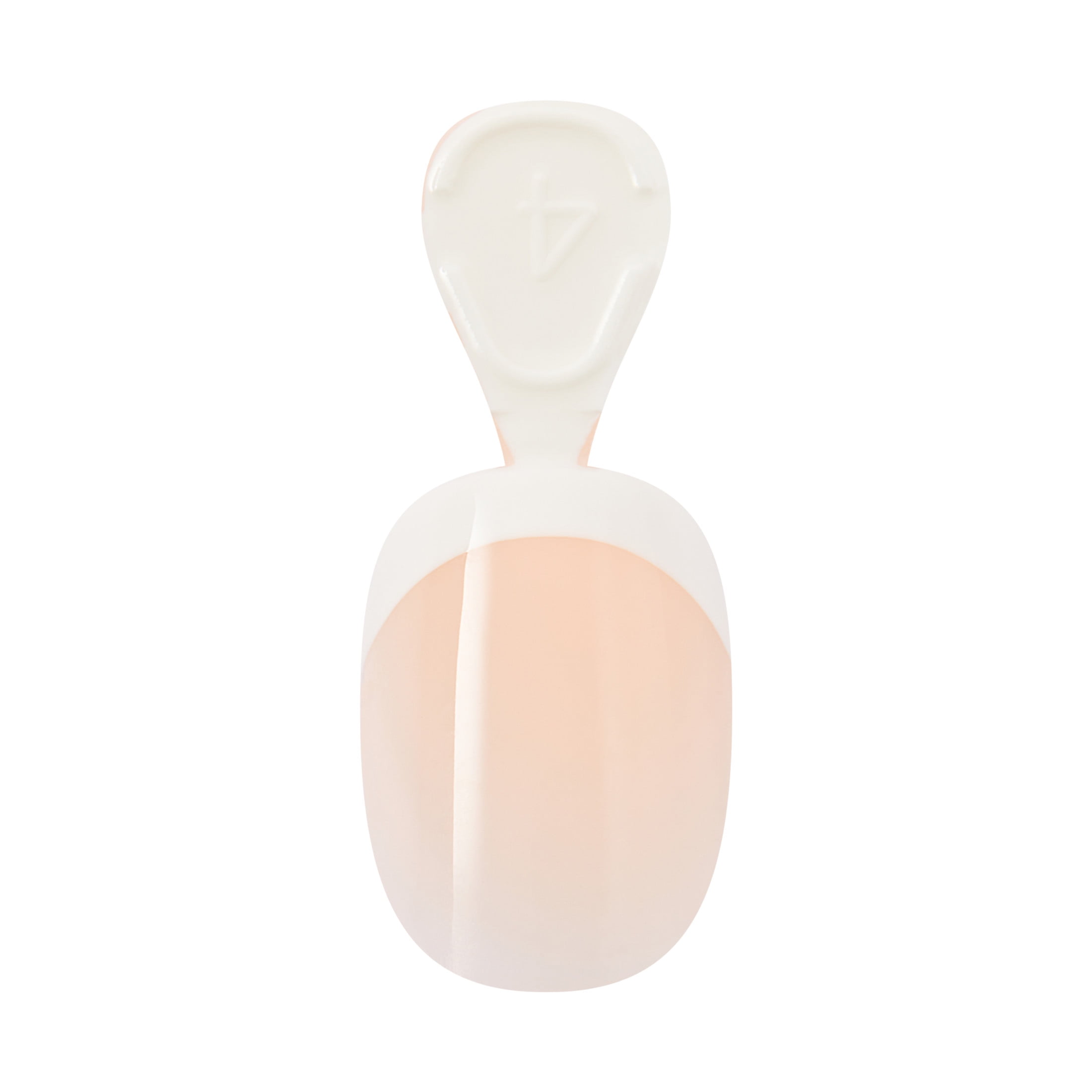 Kiss Core French Petite Squoval Press-On Nails (White, 32 Pieces) xns3j