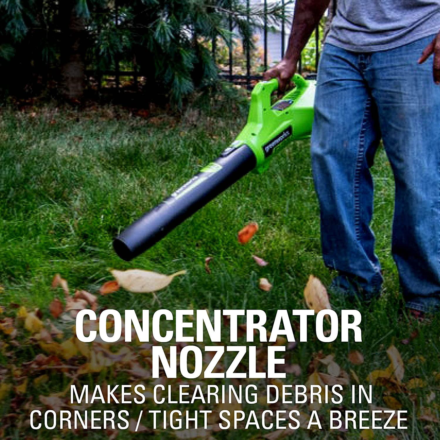 Greenworks 24V 12 in Cordless String Trimmer and Leaf Blower Combo Kit (Green, 2Ah Battery and Charger Included) po016