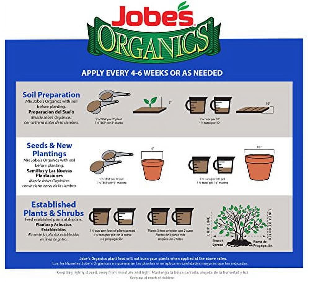 Jobe's Organics Granular Soil Acidifier for Acid-Loving Plants (6 lb) nxe1v