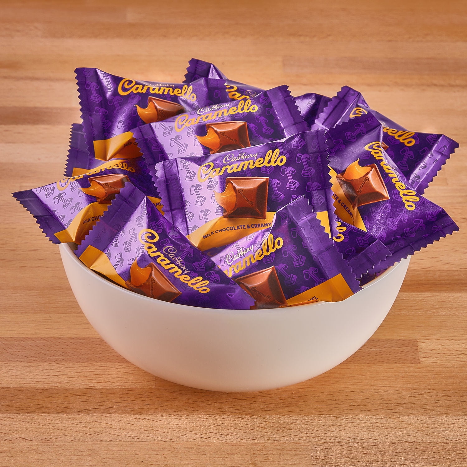 Cadbury Caramello Miniatures Milk Chocolate Caramel Candy Bars (8 oz) kt1gf