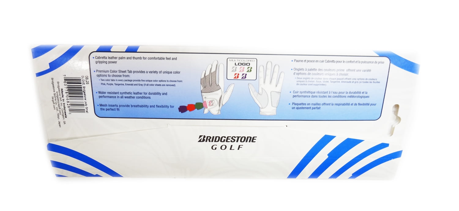 Bridgestone Lady Golf Glove Women Left Hand (White, Large Regular) t0o9y