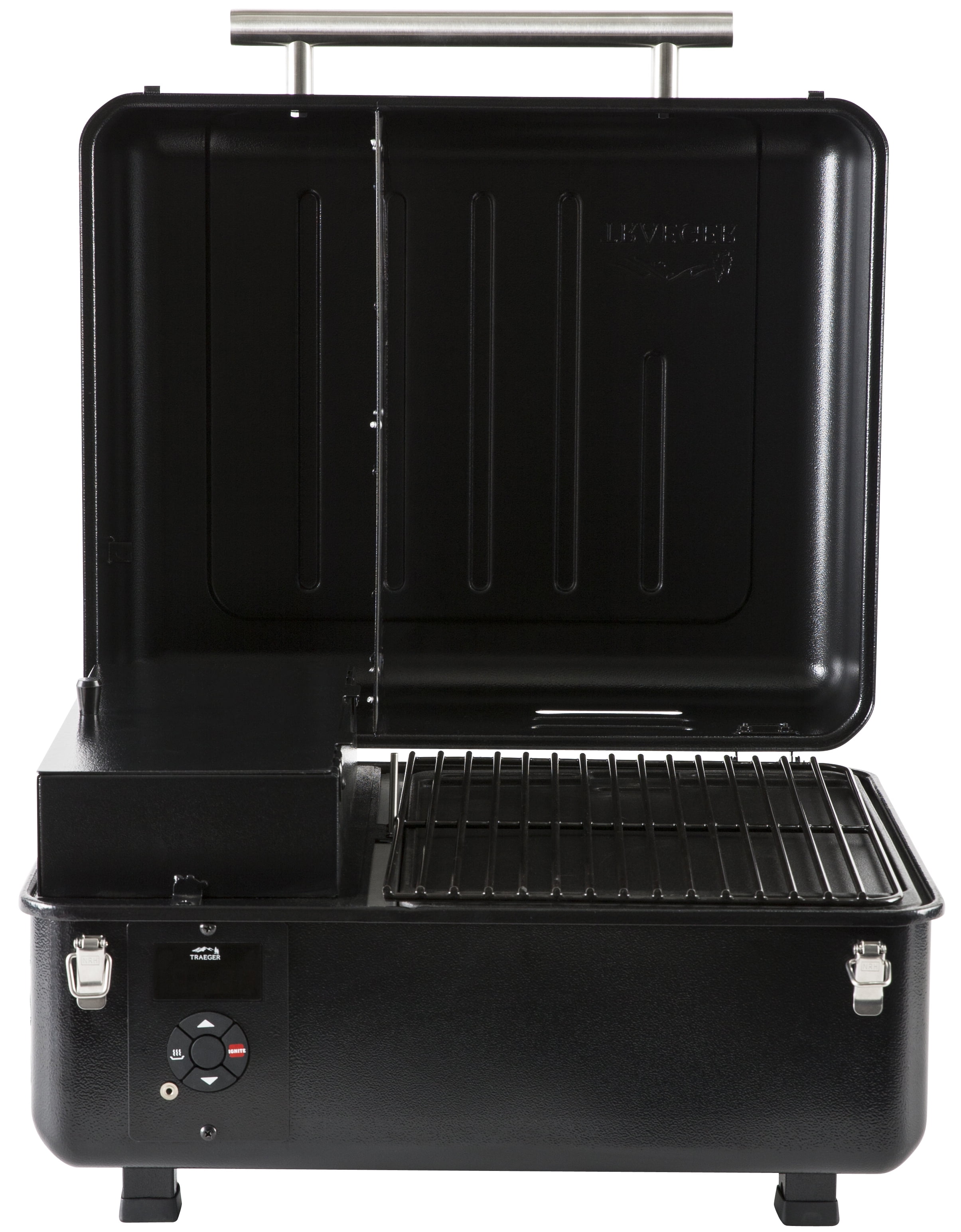 Traeger Pellet Grills Ranger Portable Wood Pellet Grill and Smoker (Black, 184 sq in) k3x06