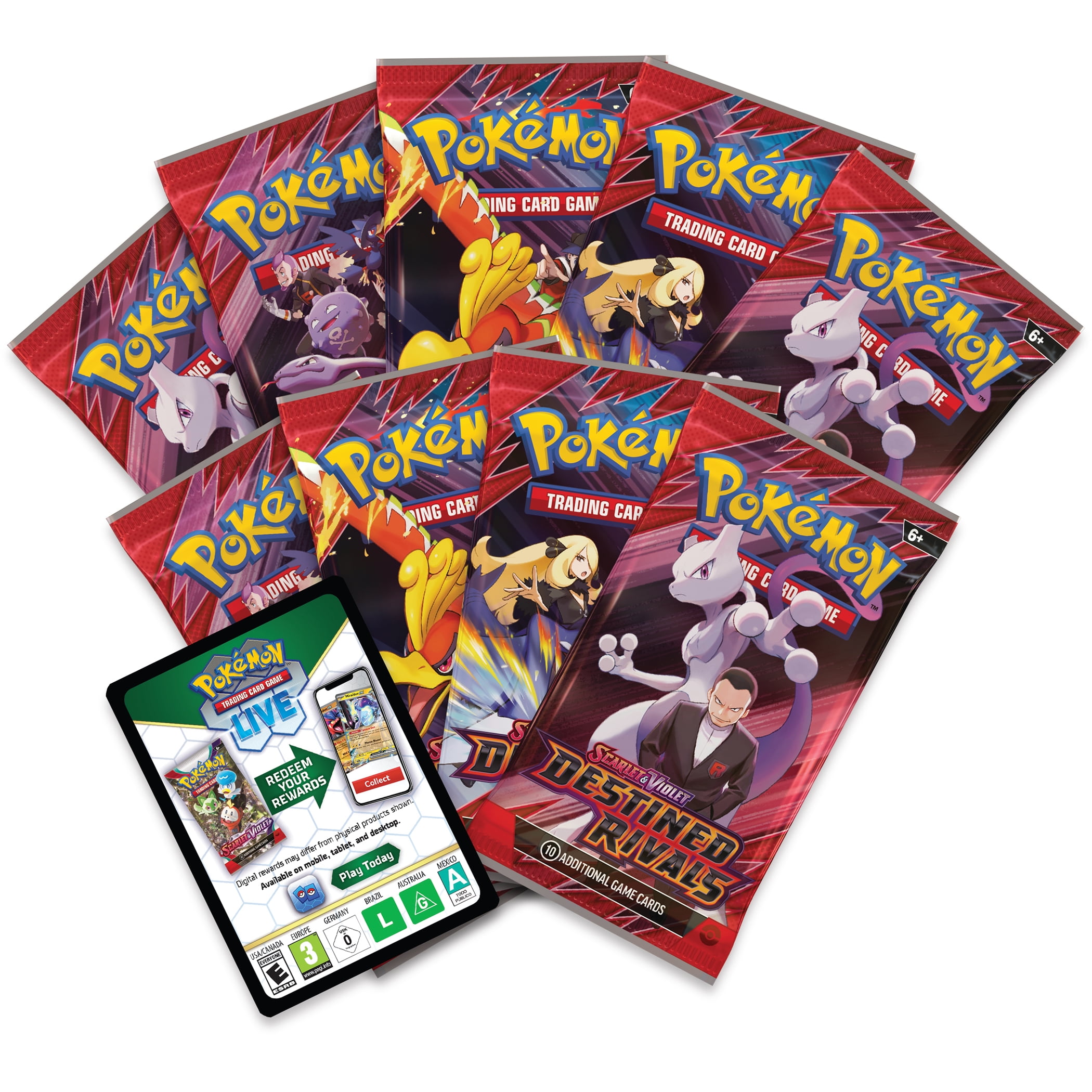Pokémon Trading Card Game Scarlet & Violet Destined Rivals Elite Trainer Box (9 Booster Packs) kzqme