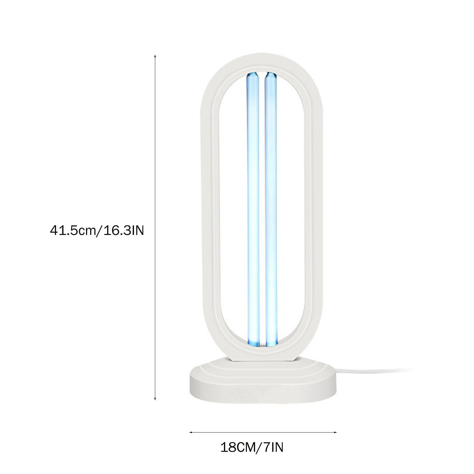 DEUUZHENQI 38W Ultraviolet UVC Lamp with Remote Control and Timer (White, 15.75 in) zaf2j - Image 3