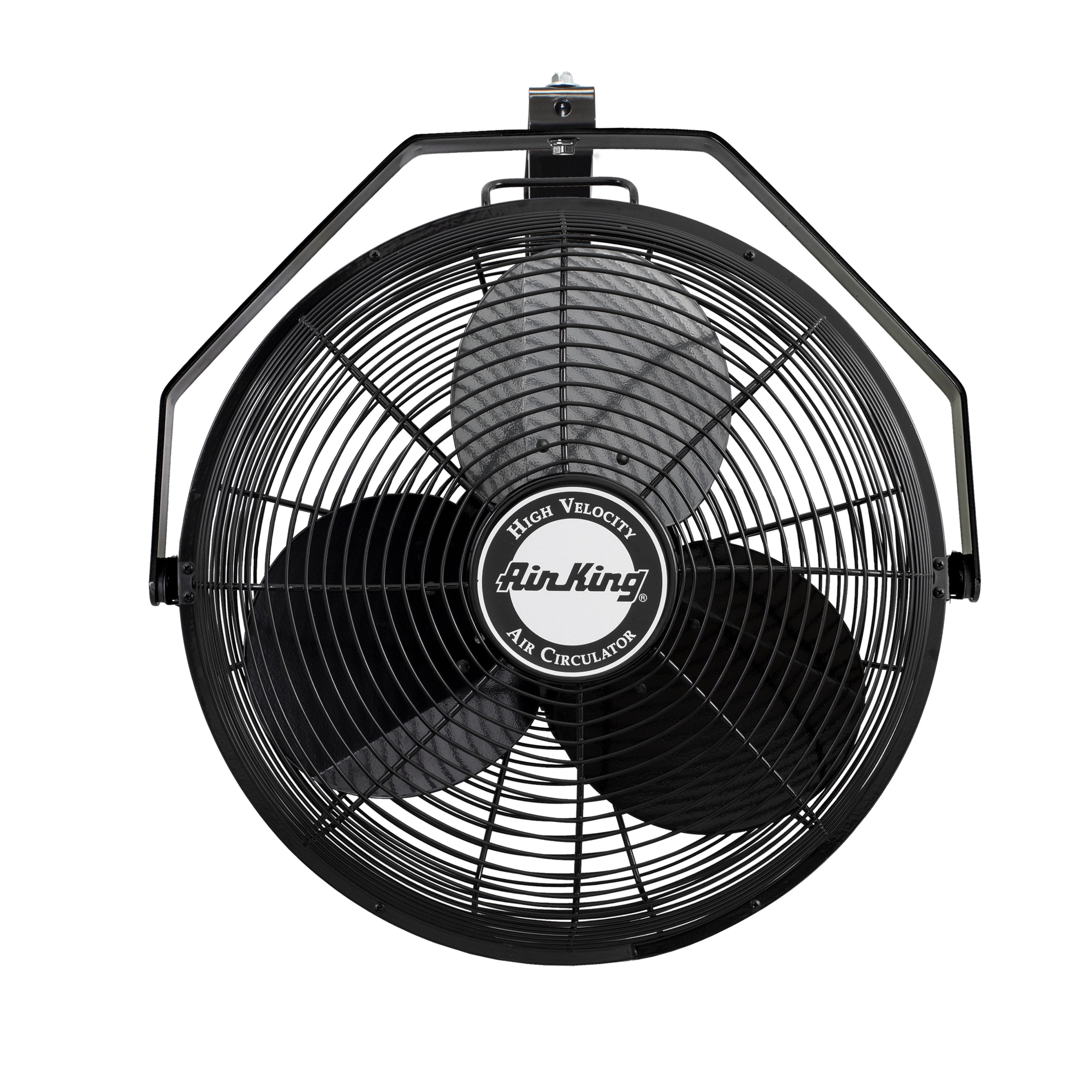 Air King 18 in Industrial Grade High Velocity Wall Mount Fan (Black, 18 in) lor7c