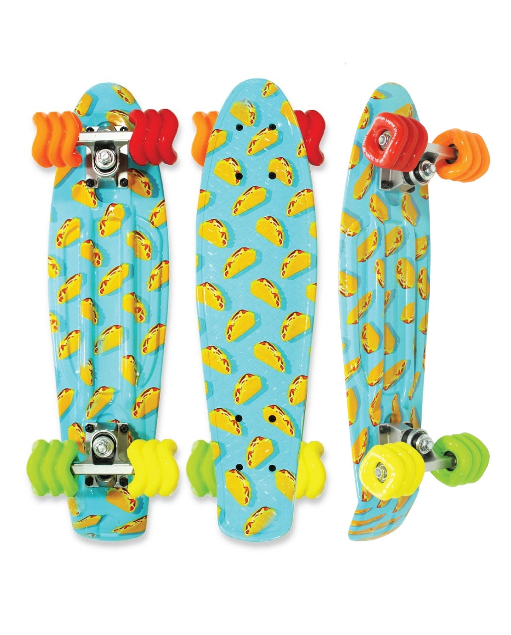Shark Wheel Fiesta Skateboard All-Terrain Cruiser (22 in) 7ddkz