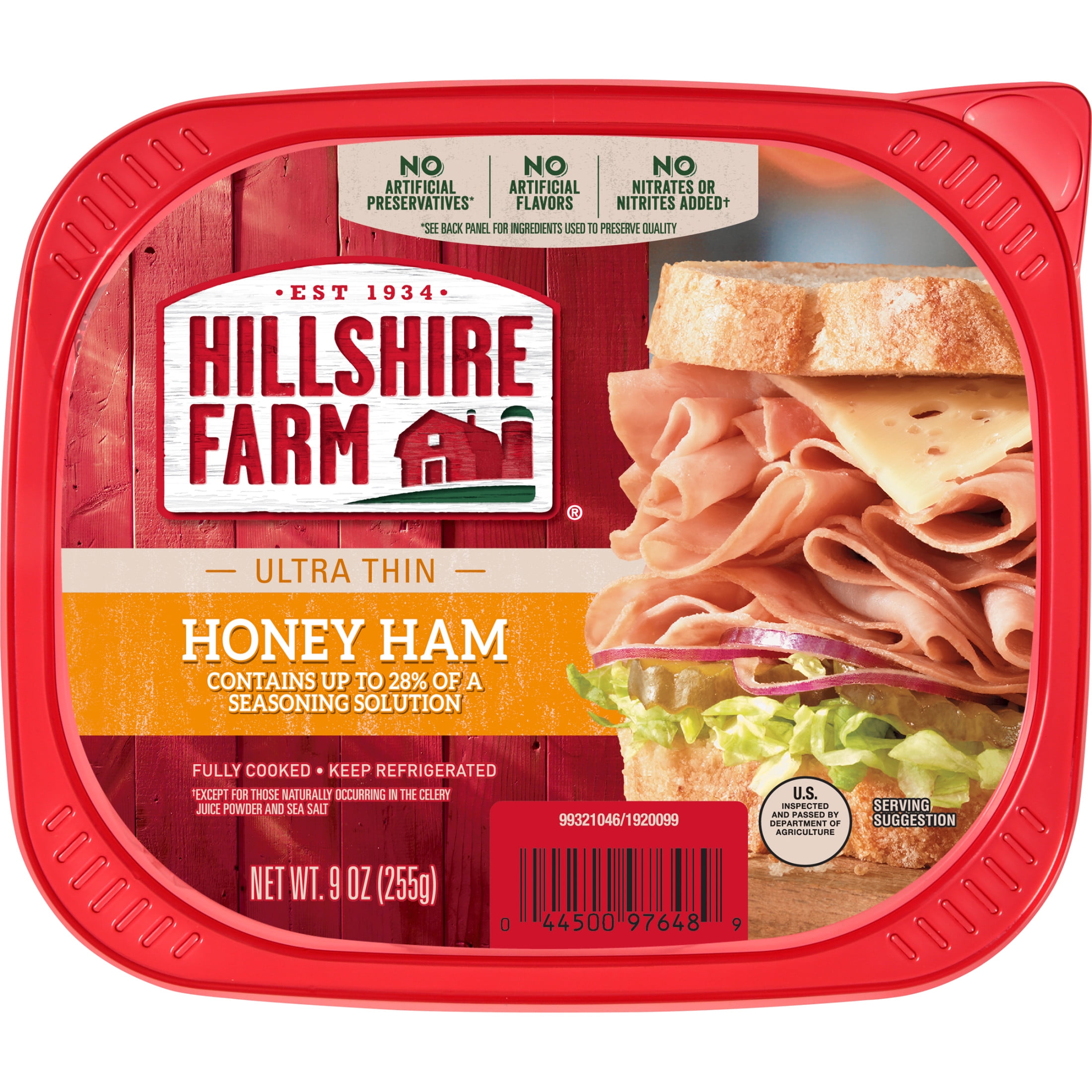Hillshire Farm Ultra Thin Honey Ham Deli Meat (Honey, 9 oz) eldzc