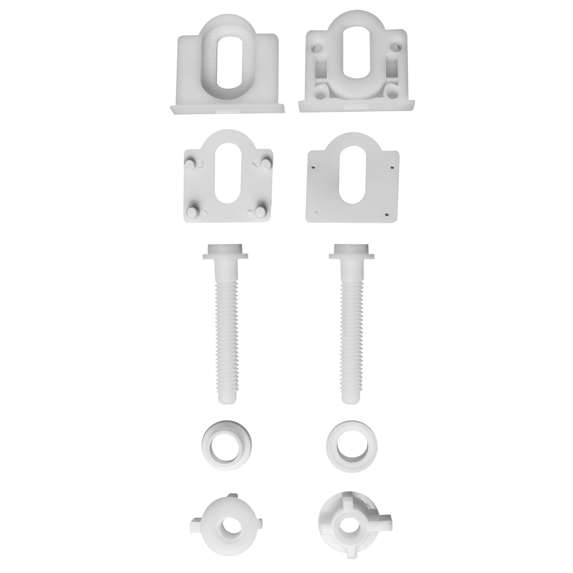 Mainstays Premium Soft Elongated Toilet Seat with Memory Foam and Quick-Release Hinges (White, 19 in, 2 Pack) iwcqn
