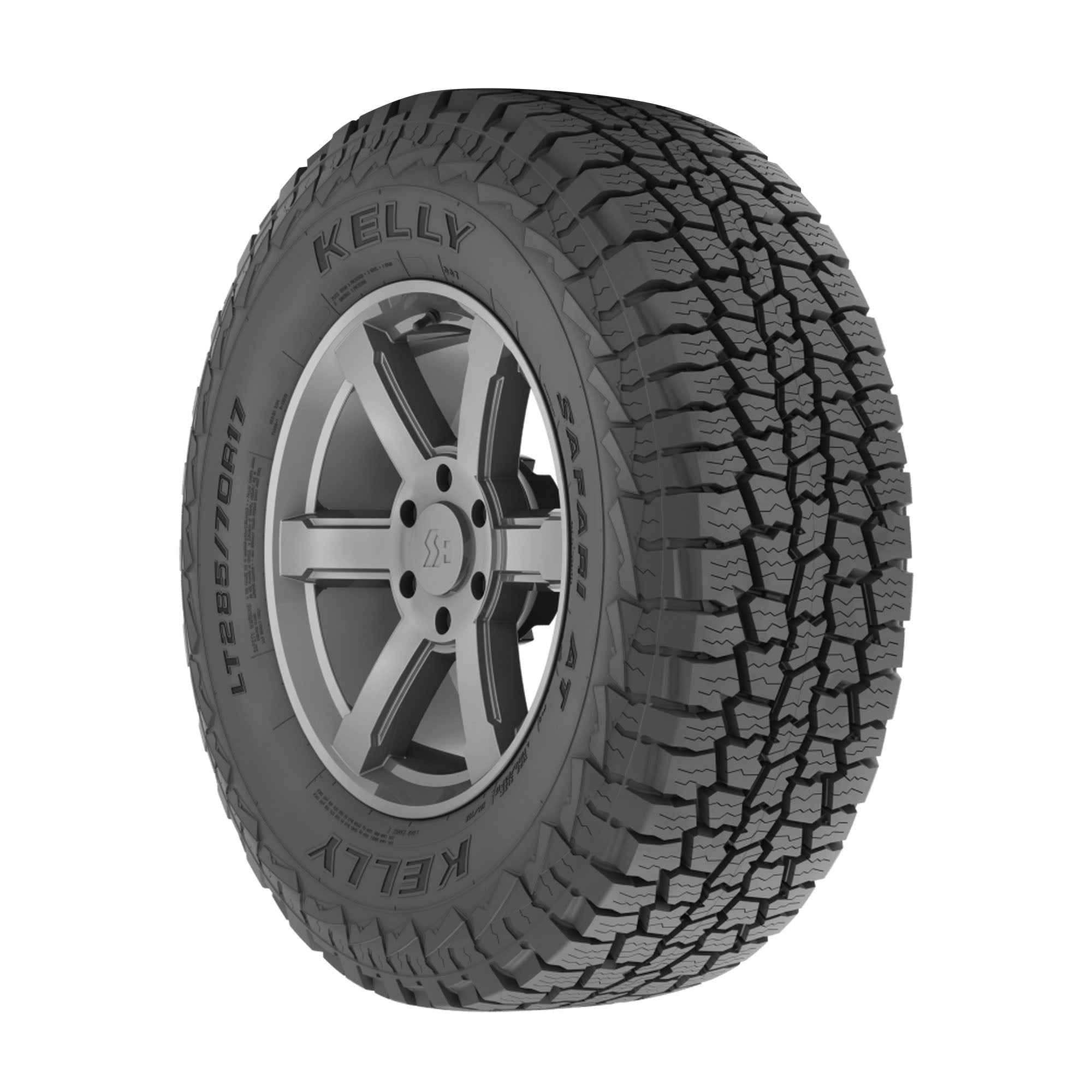 Kelly Safari AT All Terrain Light Truck Tire (LT265/75R16, Load Range E) rbqb6