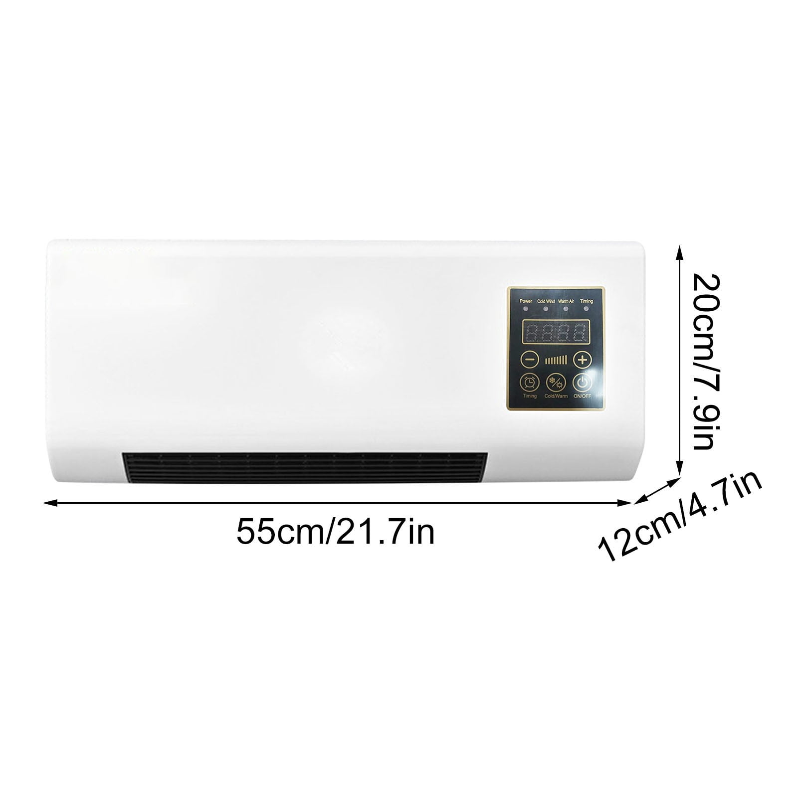 FYHALE 8,000 BTU Window Air Conditioner with Remote Control (White, 340 sq ft) geods