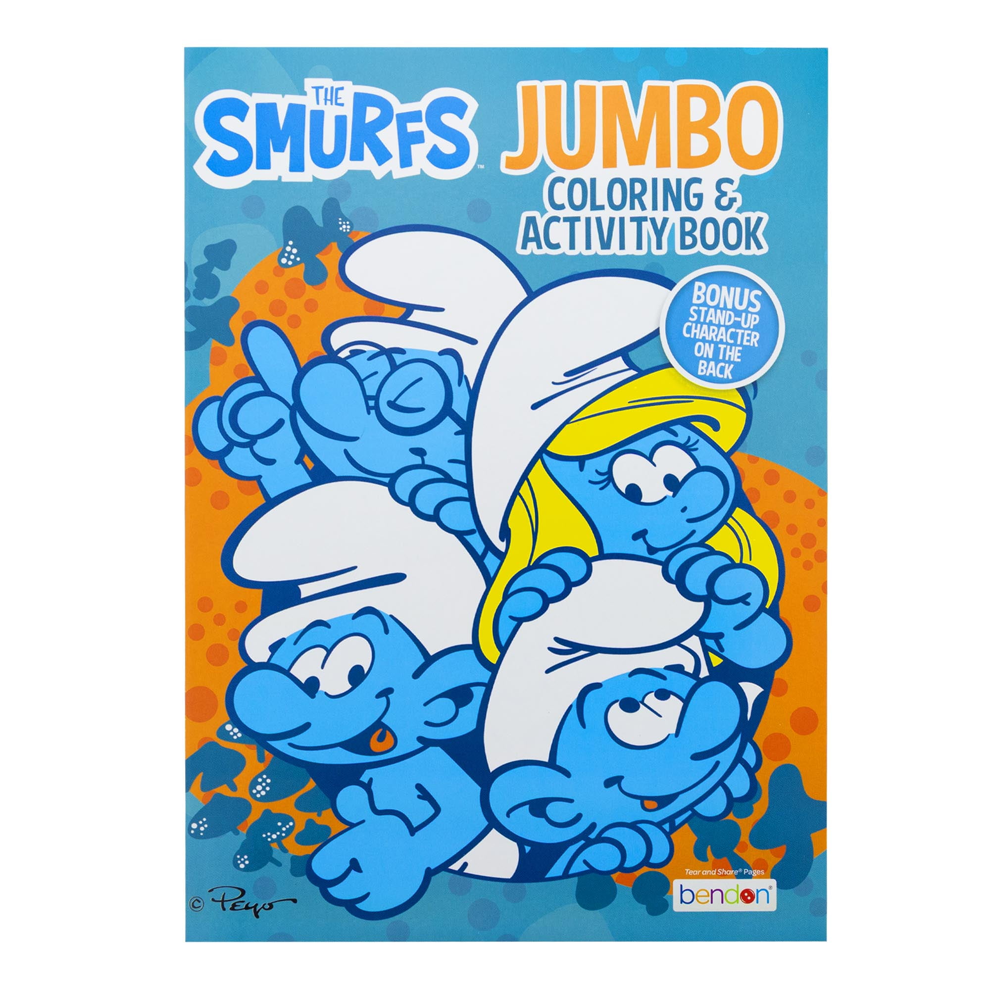 Disney Smurf Coloring Book, Creative Activity Workbook for Kids (1-Pack) cyhx5