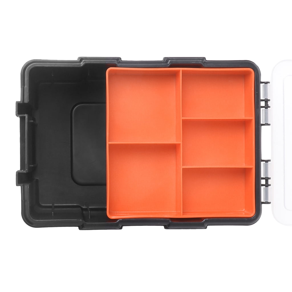 CHANCELAND Hardware Storage Organizer Box (Clear, 8.5 in x 5.5 in x 1.5 in) w3o3w