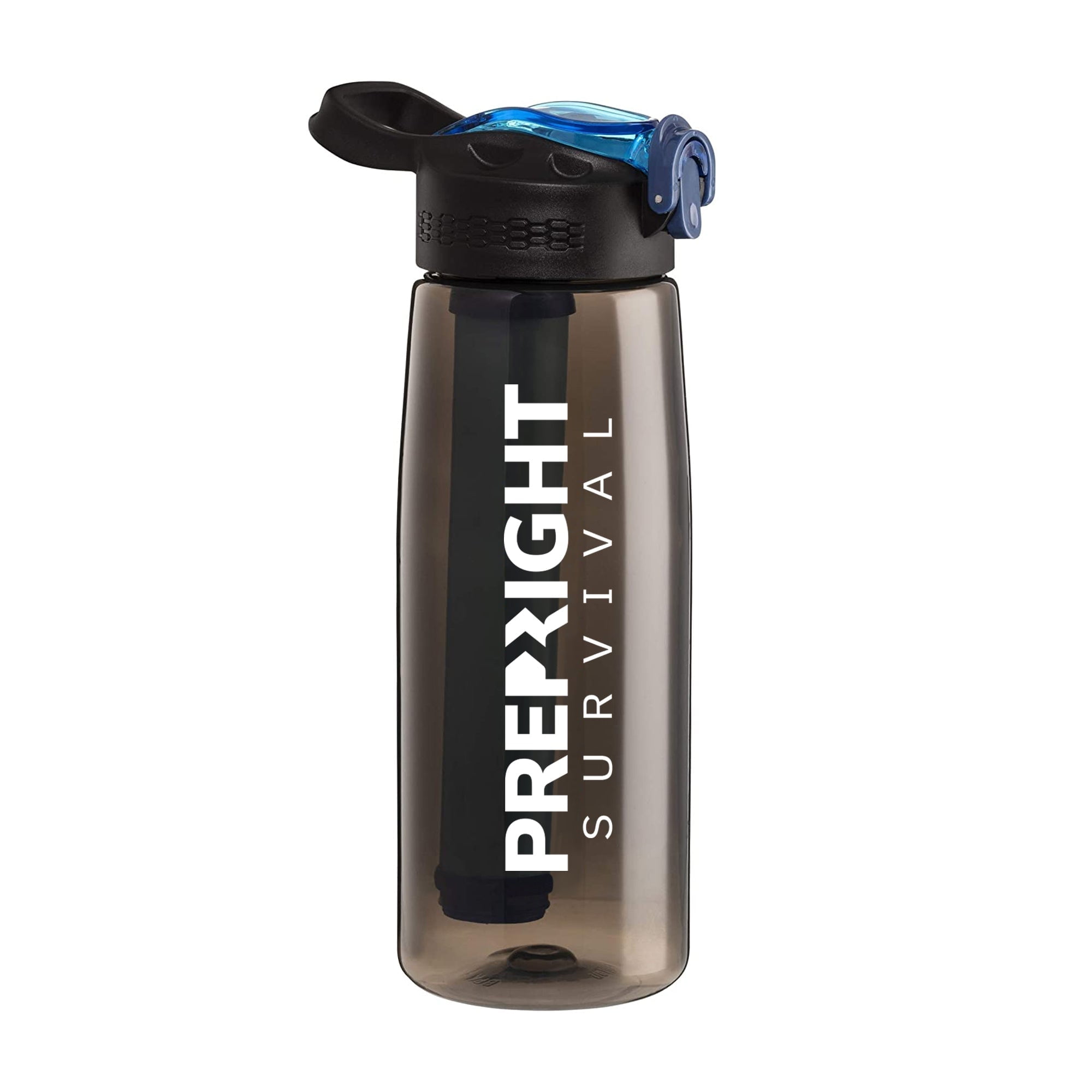 Prep-Right Survival 4-Stage Water Filtration System (Black, 22 oz) jkyyj