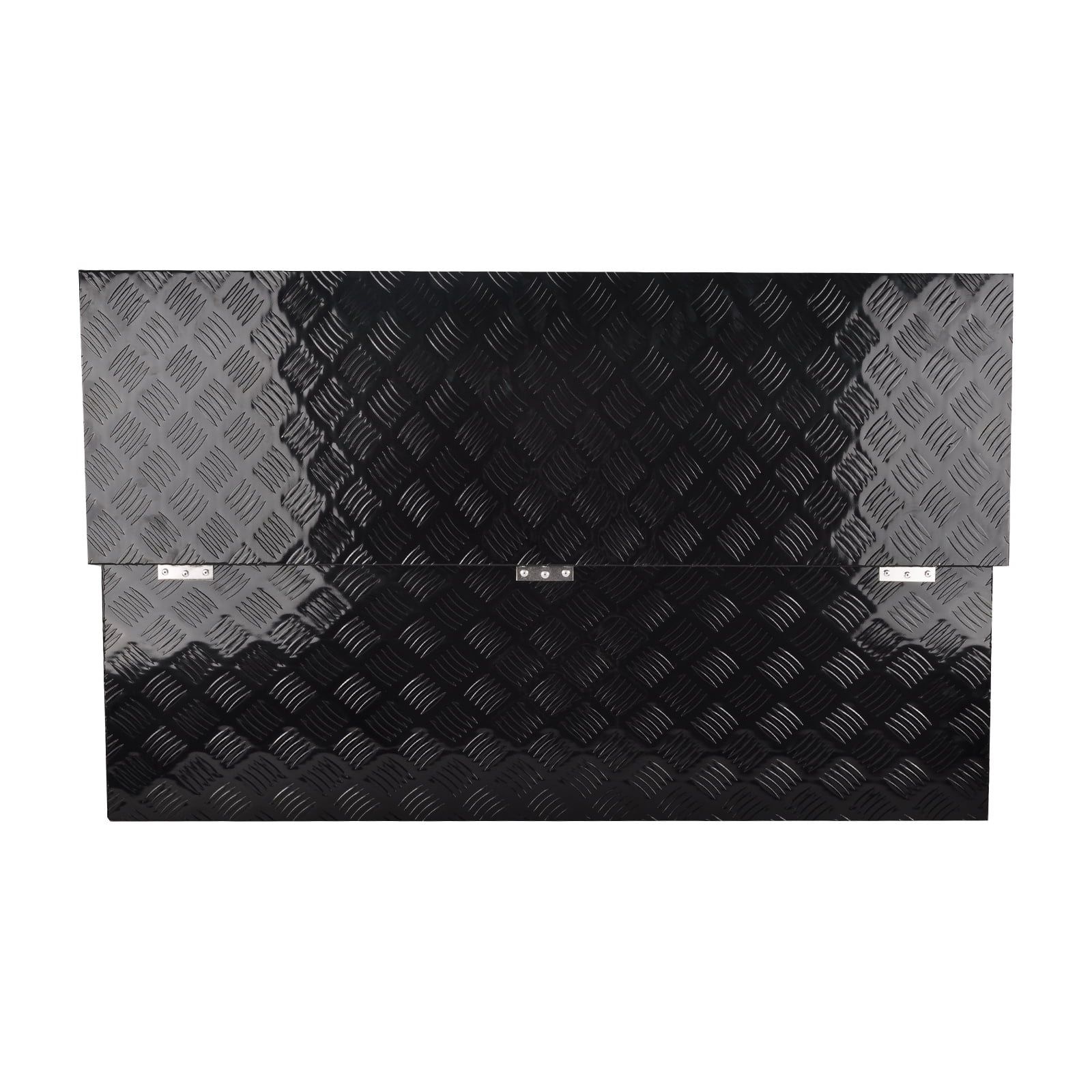 FGJQEFG Aluminum Truck Bed Tool Box, Heavy-Duty Lockable Storage Chest for Pickup Trucks (Black, 48 in x 15 in x 15 in) 872di