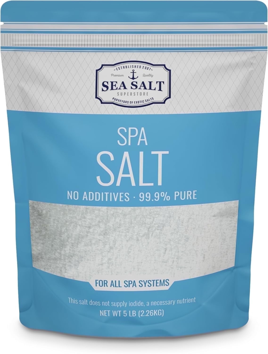 Sea Salt Superstore Hot Tub Spa Salt (Fast-Dissolving, 5 lb) yjb5q