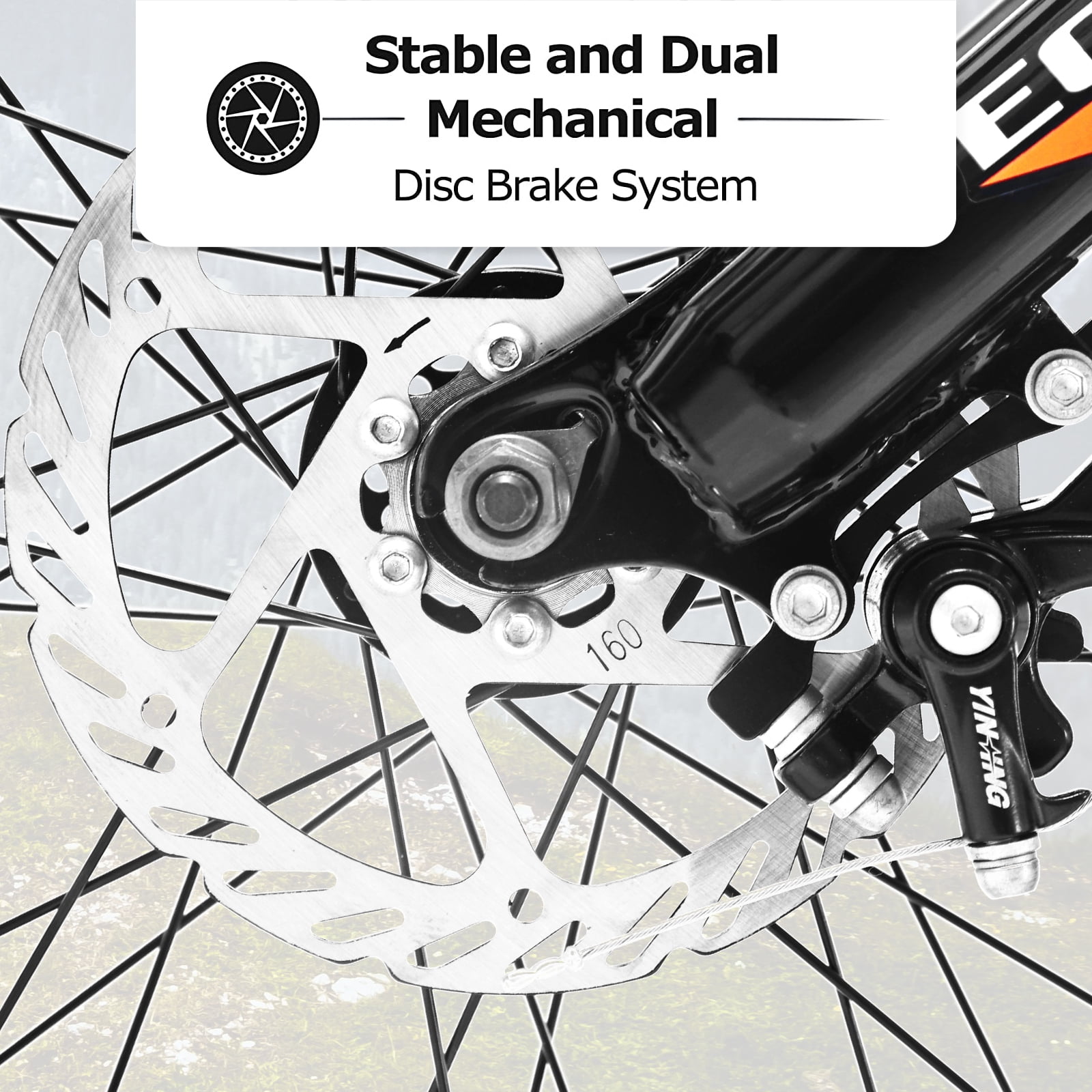 Track 7 Fat Tire Mountain Bike, 7-Speed Shimano Drivetrain, High-Carbon Steel Frame, Dual Disc Brakes (Grey, 24 in) o1umh
