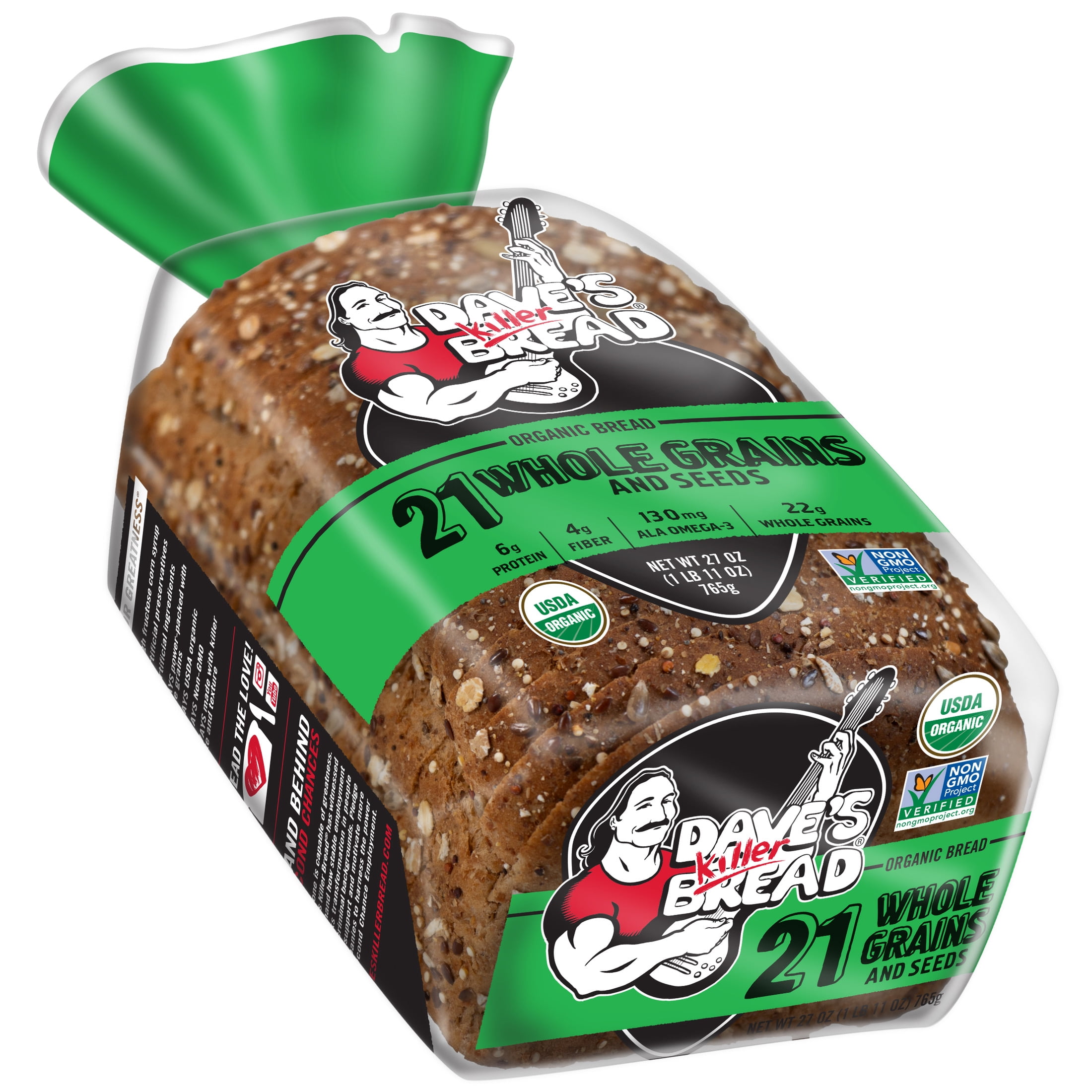 Dave's Killer Bread 21 Whole Grains and Seeds Organic Sandwich Bread (27 oz) aof1x