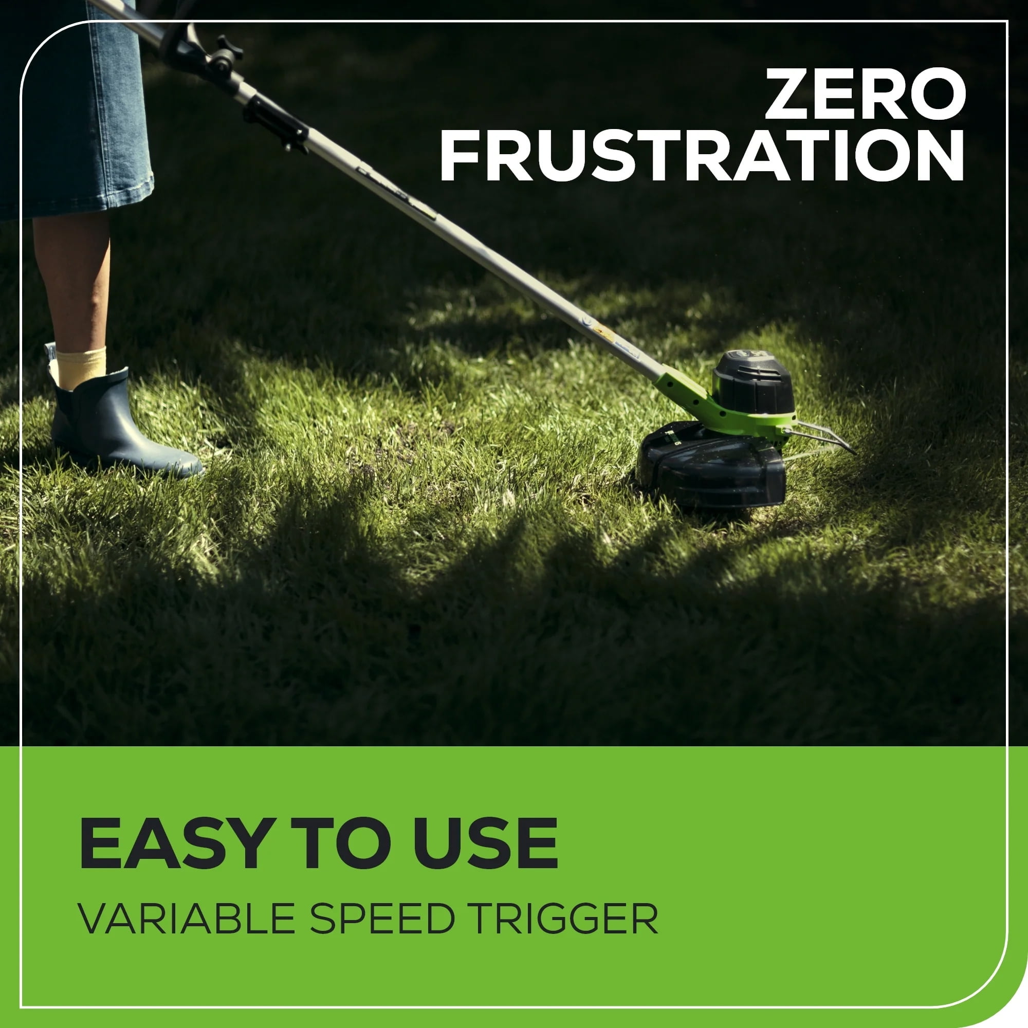 Greenworks G-MAX 40V Cordless String Trimmer (12 in, Tool-Only) bvqfy