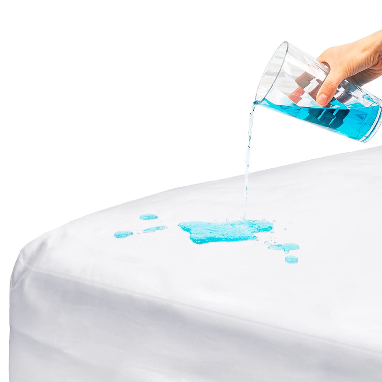 DMI Waterproof Mattress Protector, Zippered Encasement for Incontinence Protection (White, Twin Size) vpkbs