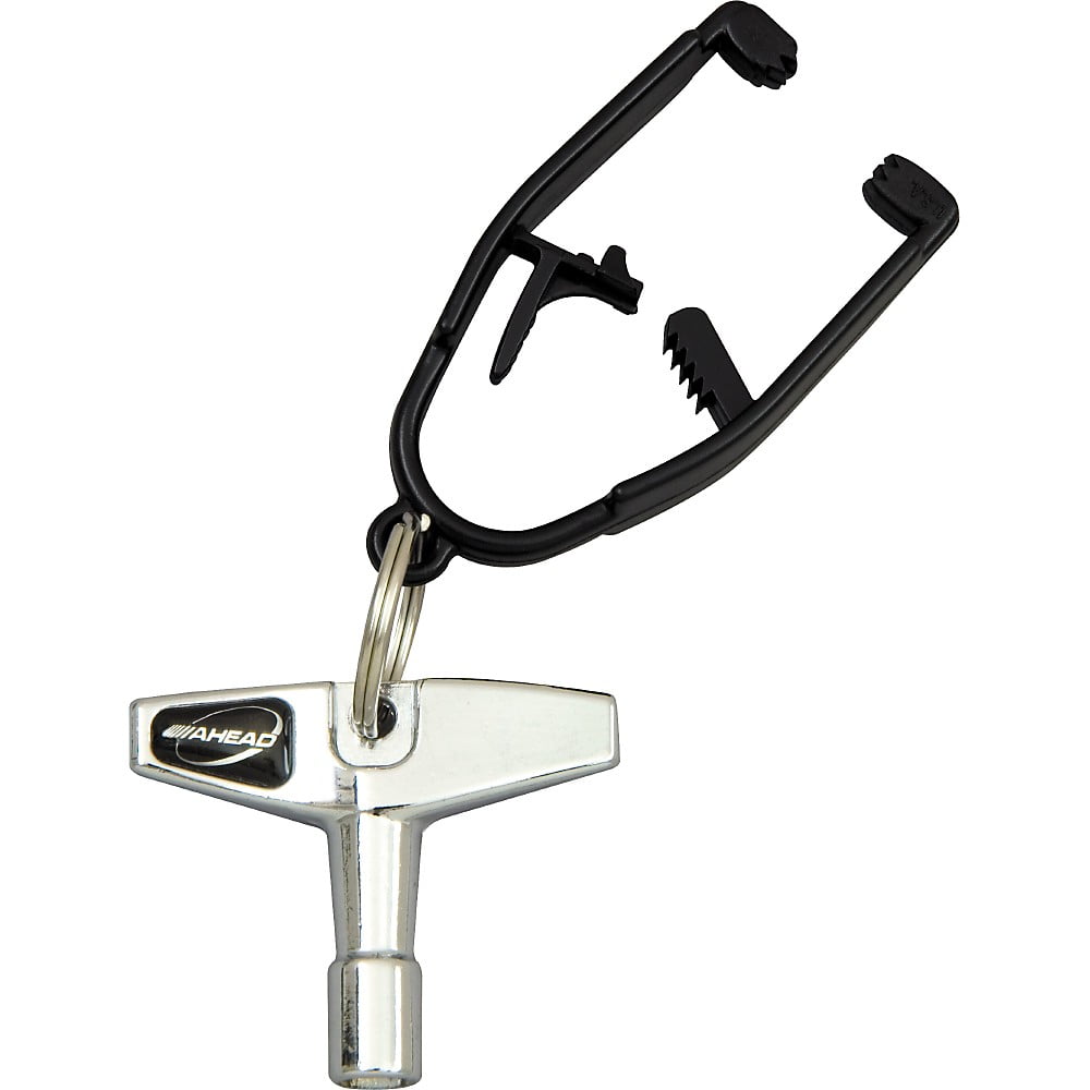 Ahead Klip-It Drum Key Professional Tuning Tool (Silver, 1 Pack) 4j2bv