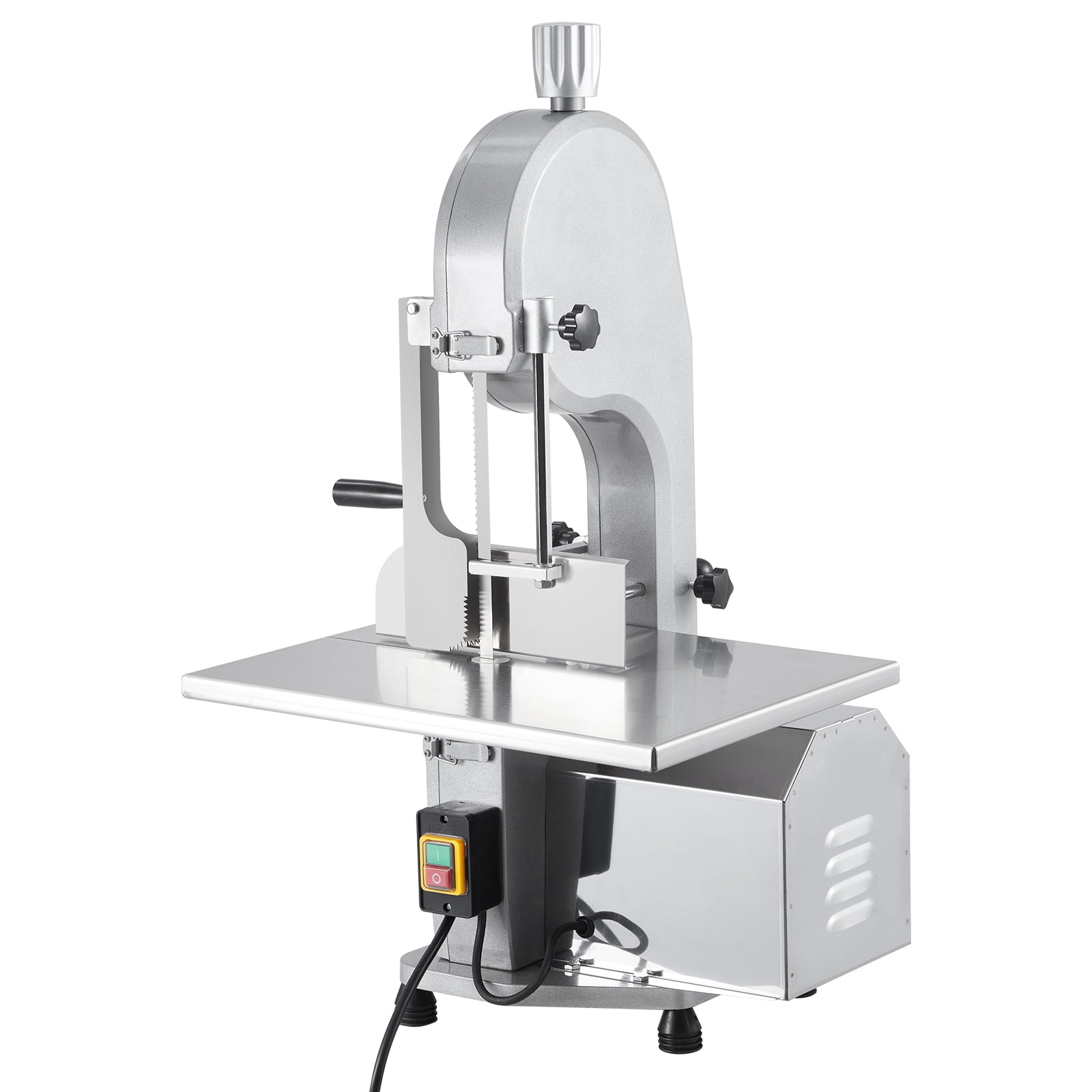 GarveeLife Electric Bone Saw Machine, Commercial Stainless Steel Meat Cutter with 19.3 in x 15 in Table (1500W, 0.16-7.9 in Thickness) cu9ok