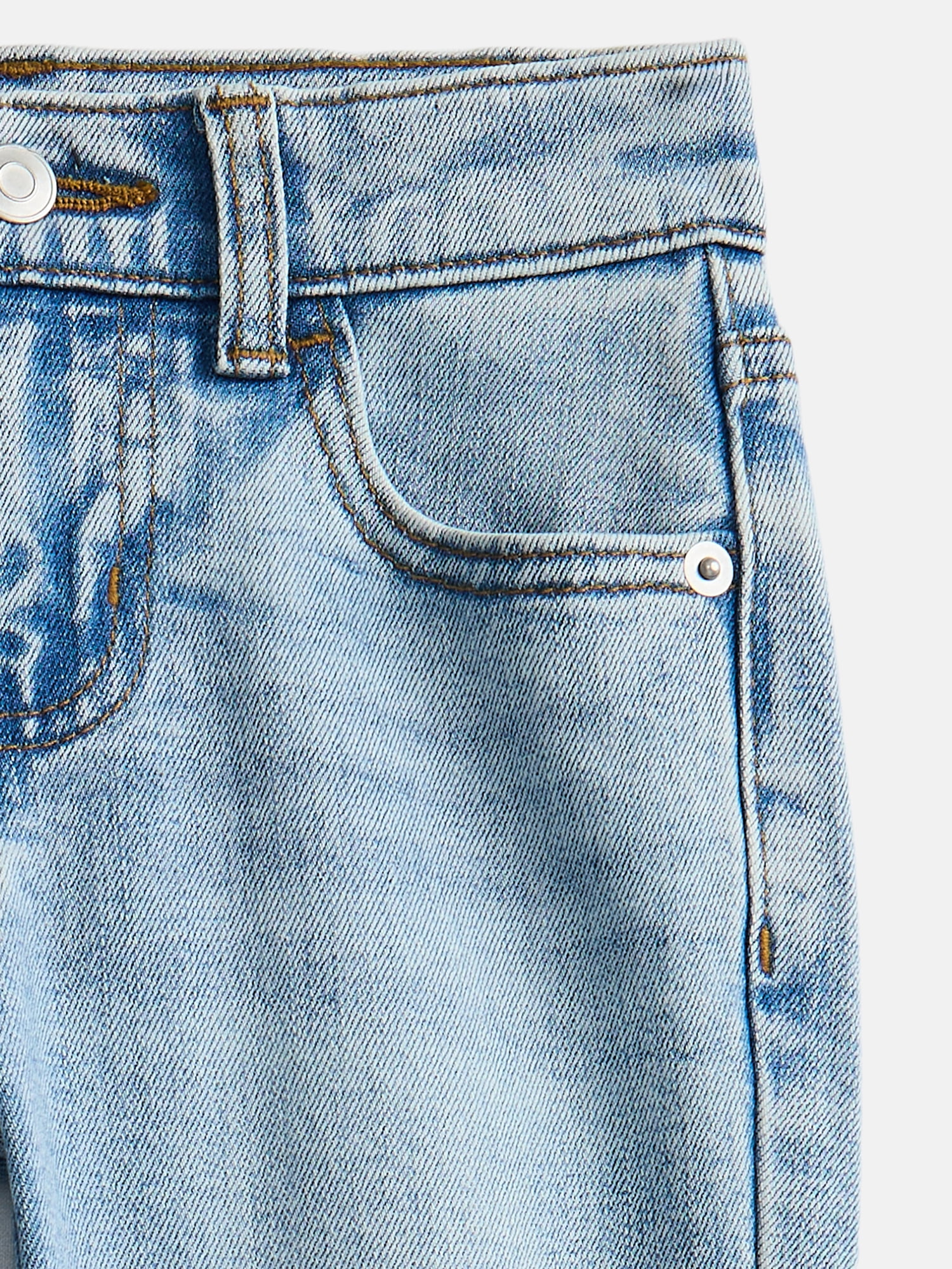 Wonder Nation Boys Vintage-Inspired Straight Leg Denim Jeans (Grey, Size 10) t2r3p