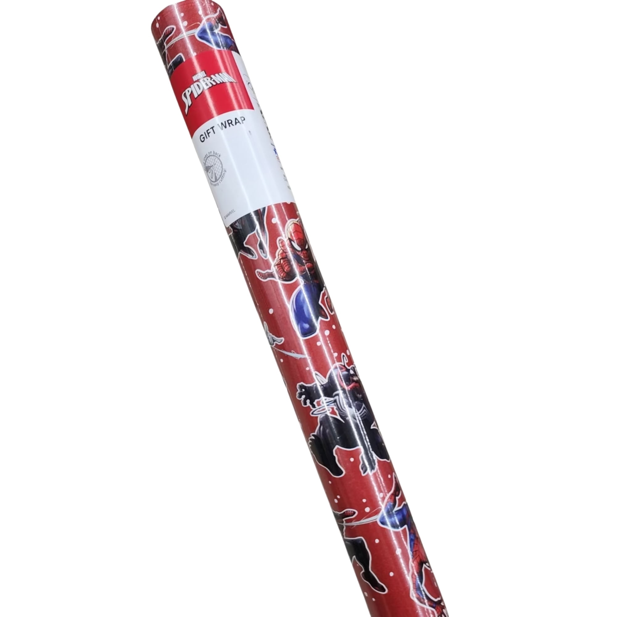 Greenbrier International Spiderman and Venom Gift Wrap Paper (Red, 50 sq ft) xddmg