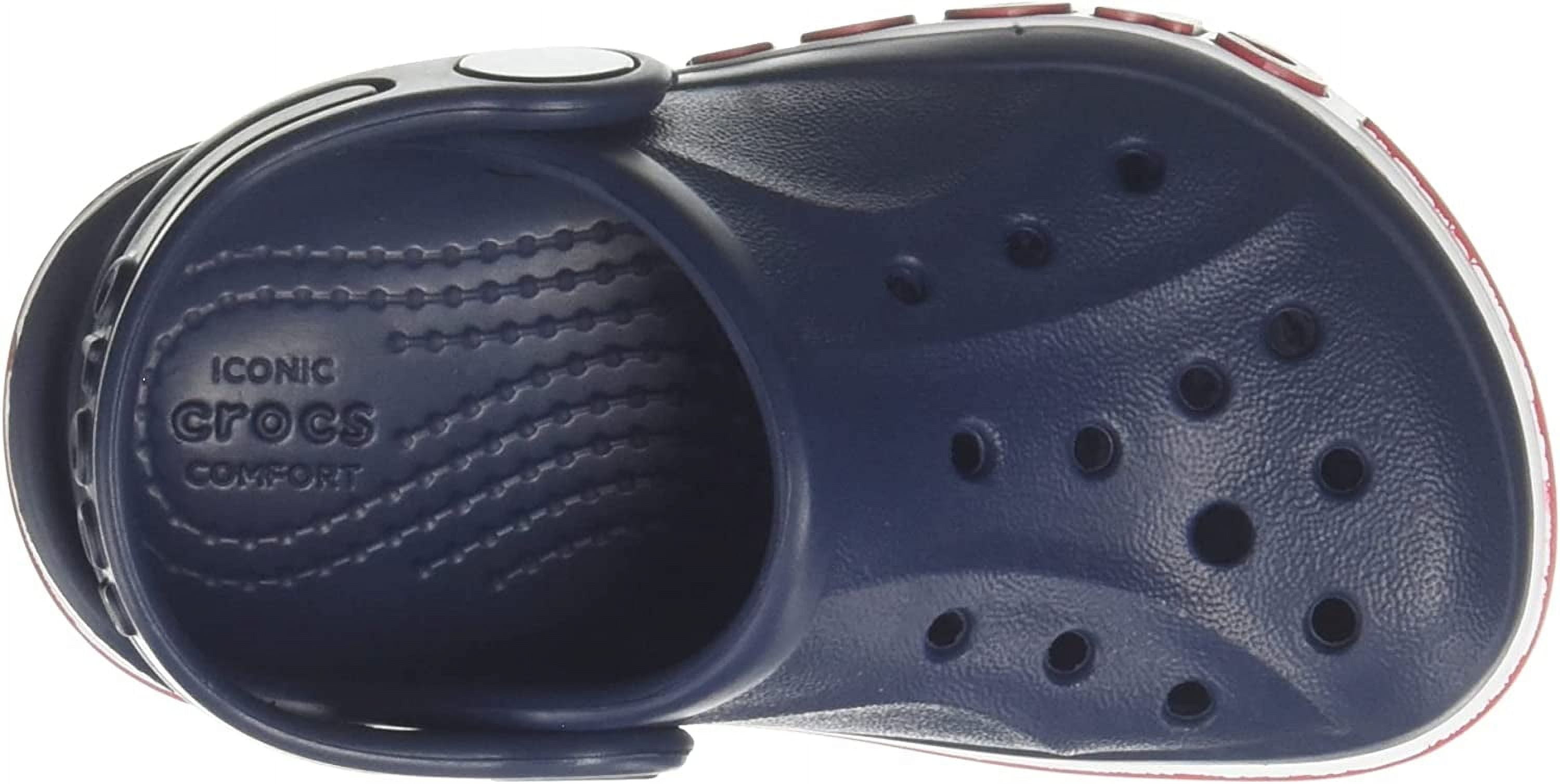 Crocs Toddler & Kids Bayaband Clog Lightweight Slip-On Water Shoes (Navy, 10 Toddler) 5zp4q