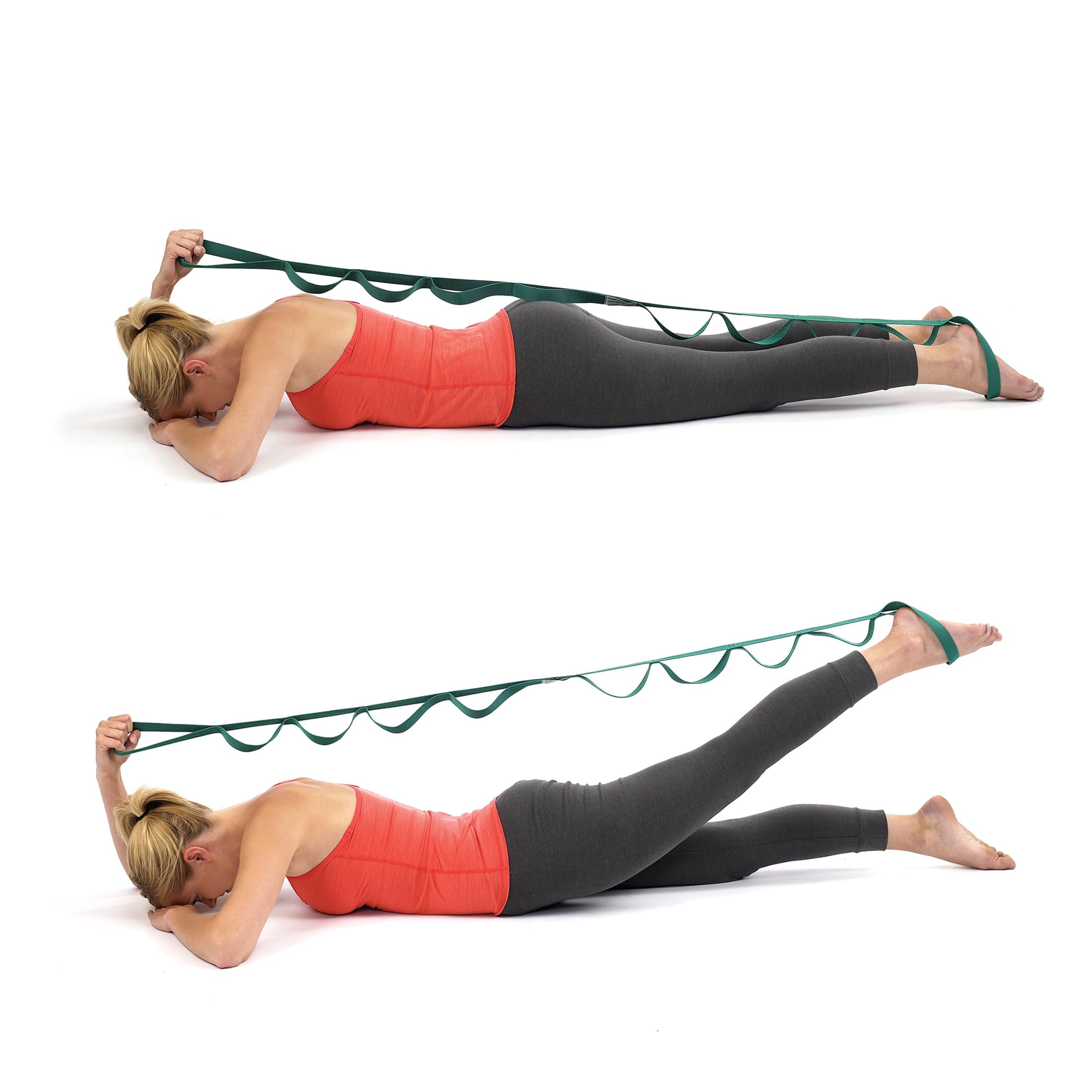 OPTP Original Stretch Out Strap for Physical Therapy and Yoga (Green, 6 ft) 6ykx7