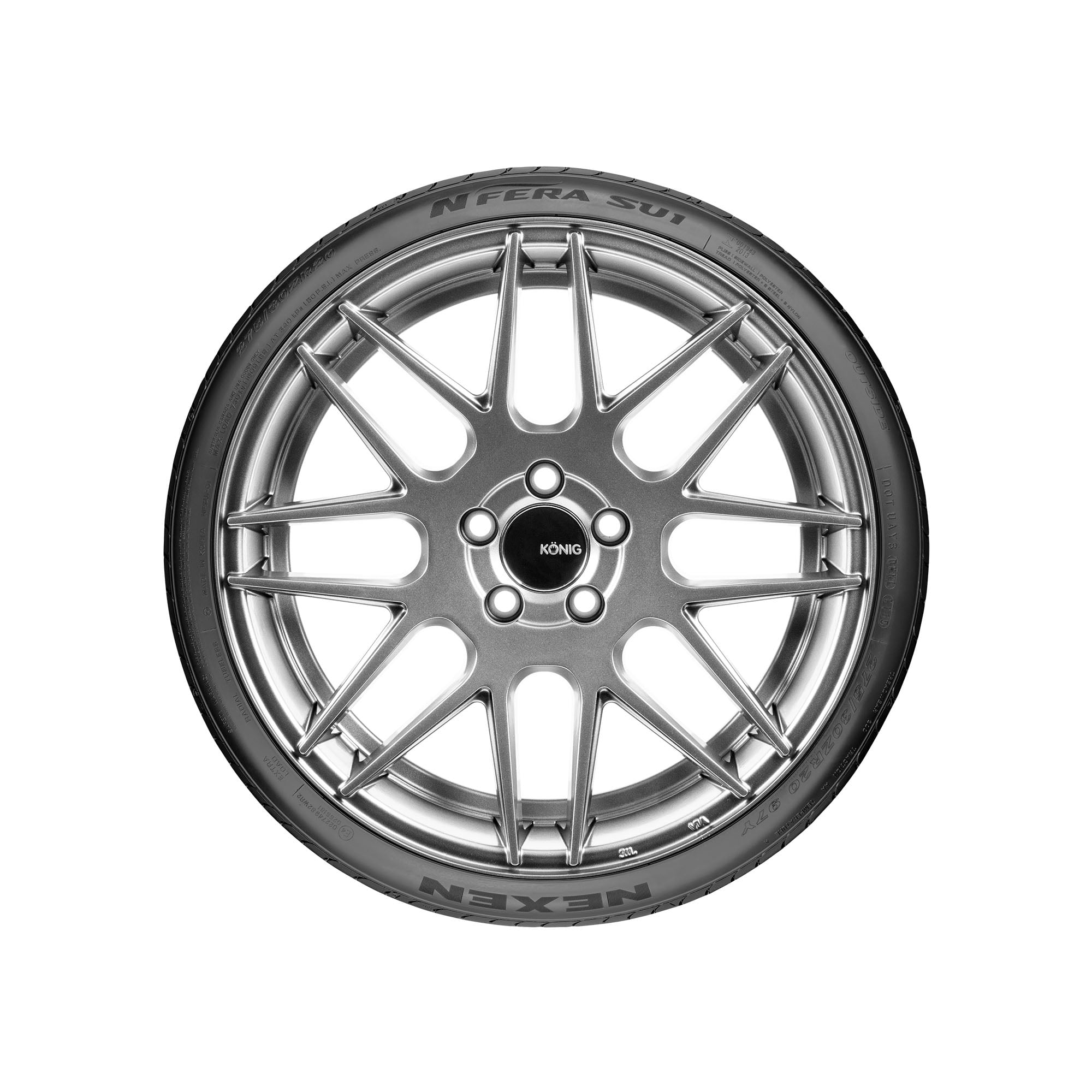 Nexen N Fera SU1 Ultra High Performance Passenger Tire (Black Sidewall, 245/40R20) 56643