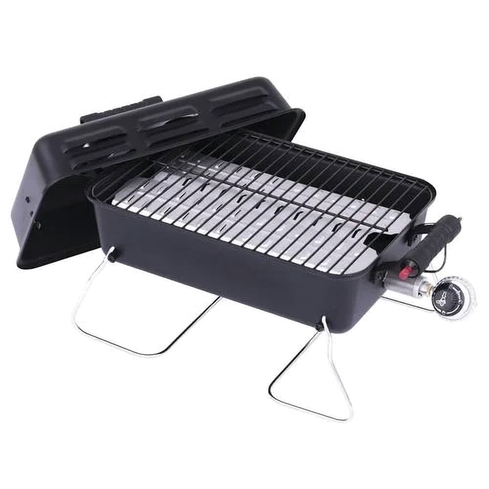 Charbroil Deluxe Portable Gas Grill, Rust Resistant Outdoor Cooking Stove (190 sq in) 9q2ar