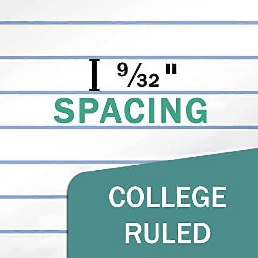 Rosmonde College Ruled Loose Leaf Filler Paper (White, 450 Sheets, 8 in x 10.5 in) idyce